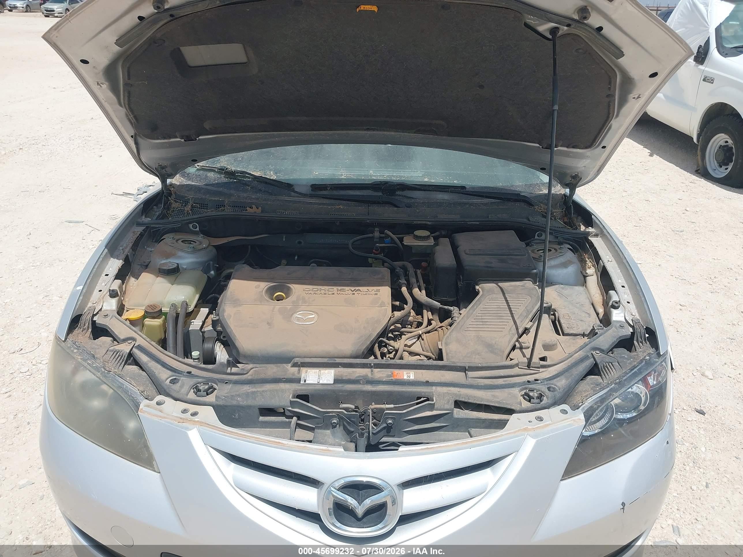 2008 Mazda Mazda3 S Touring Silver vin: JM1BK323881777947