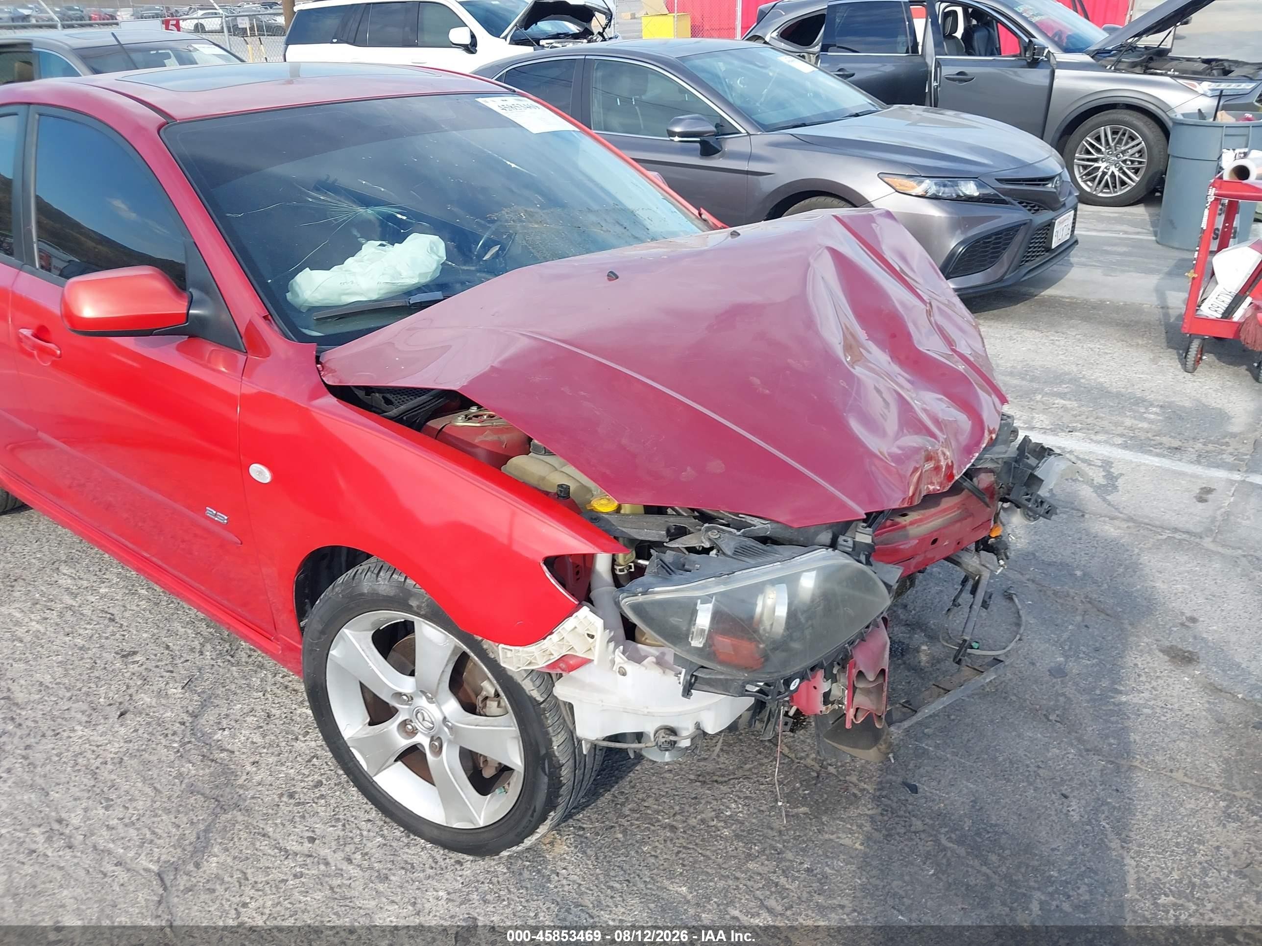 2006 Mazda Mazda3 S Grand Touring Red vin: JM1BK323961404333