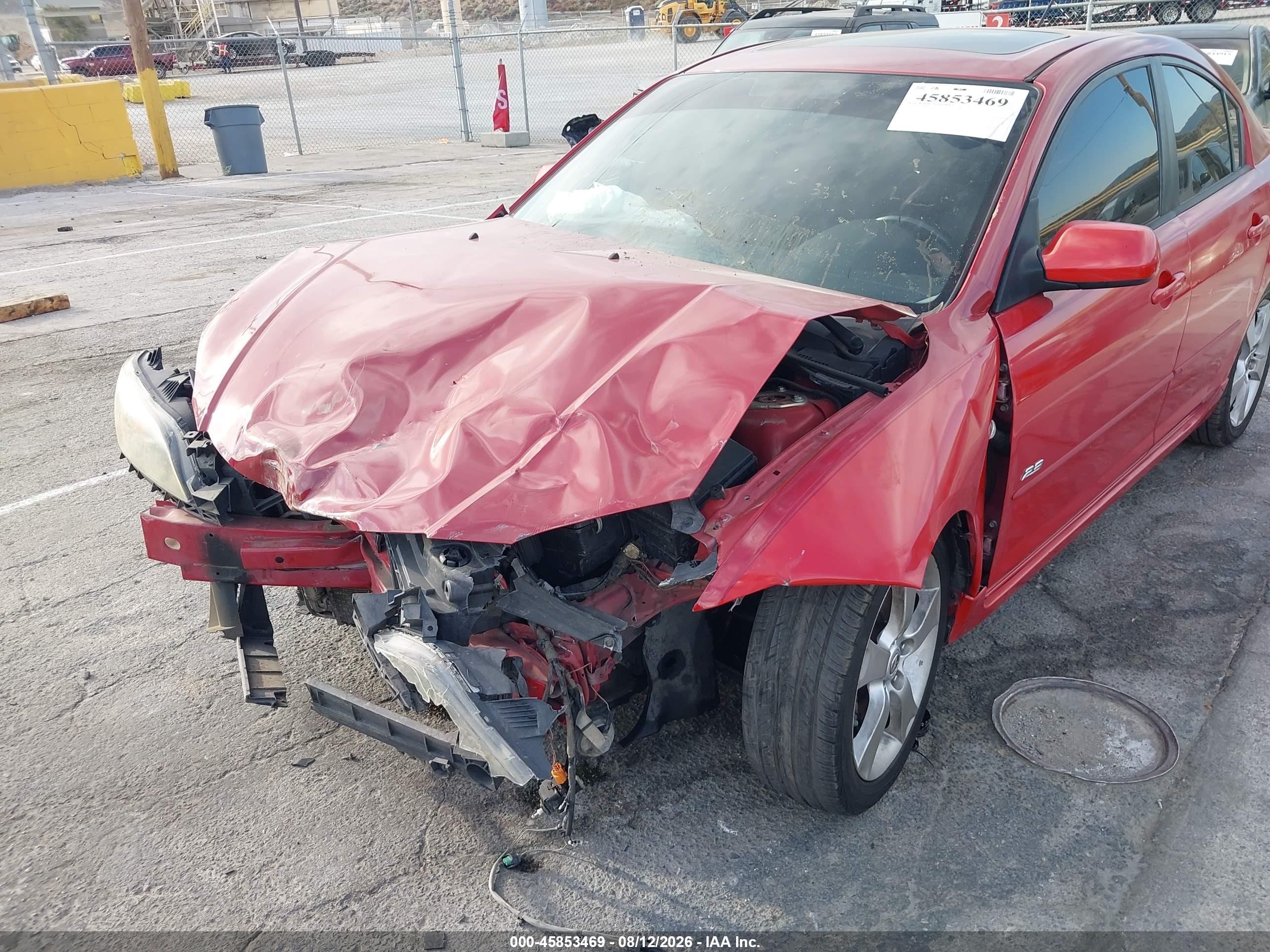 2006 Mazda Mazda3 S Grand Touring Red vin: JM1BK323961404333