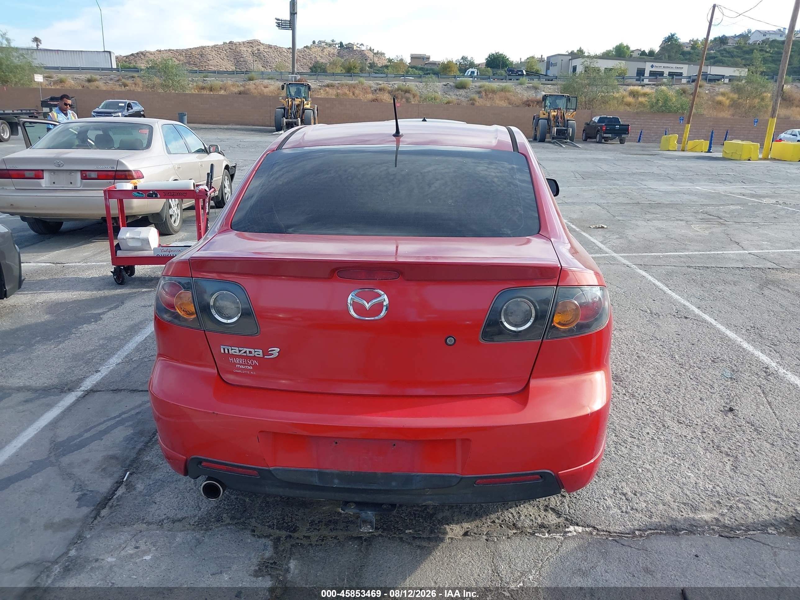 2006 Mazda Mazda3 S Grand Touring Red vin: JM1BK323961404333