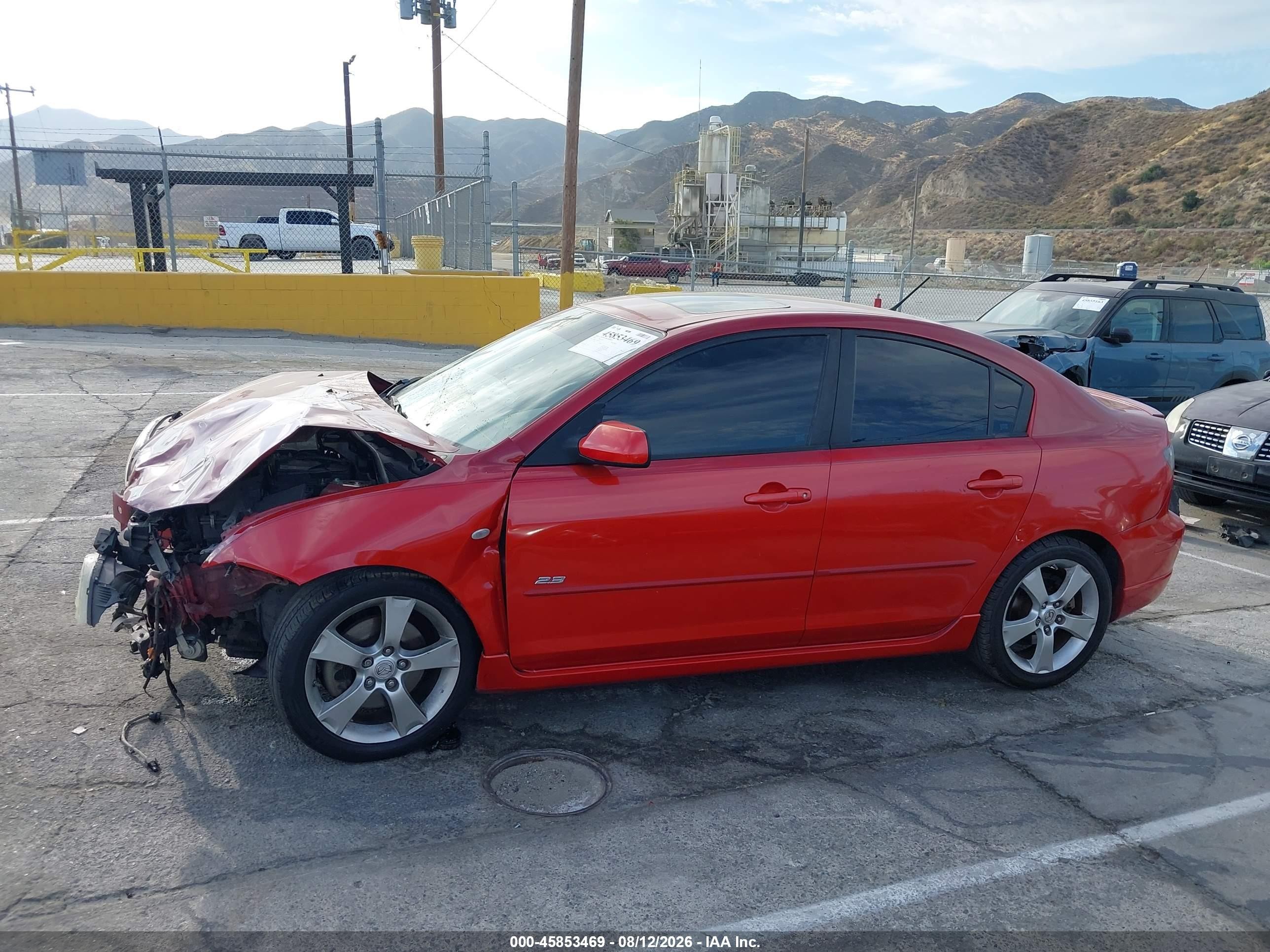 2006 Mazda Mazda3 S Grand Touring Red vin: JM1BK323961404333