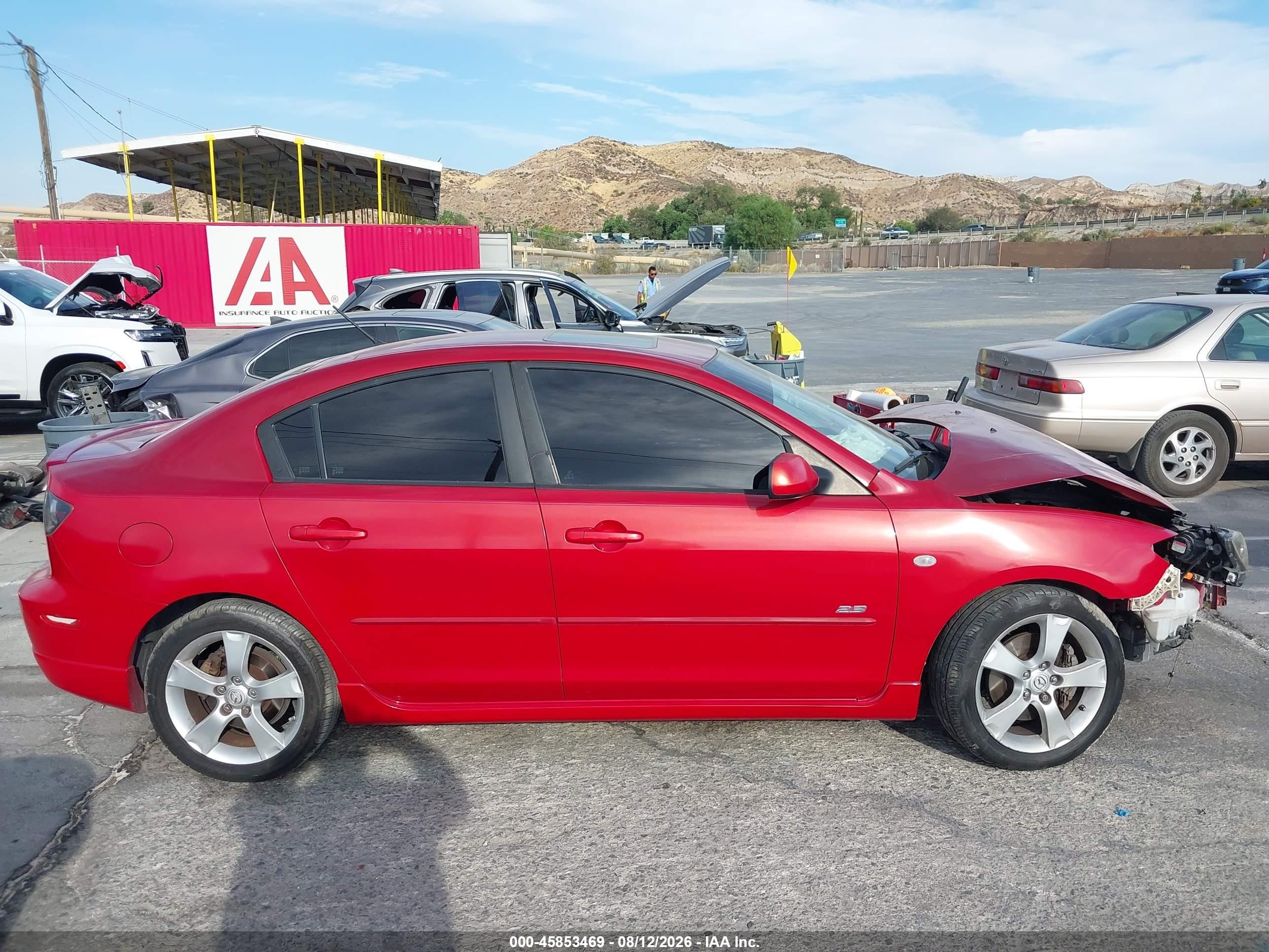 2006 Mazda Mazda3 S Grand Touring Red vin: JM1BK323961404333