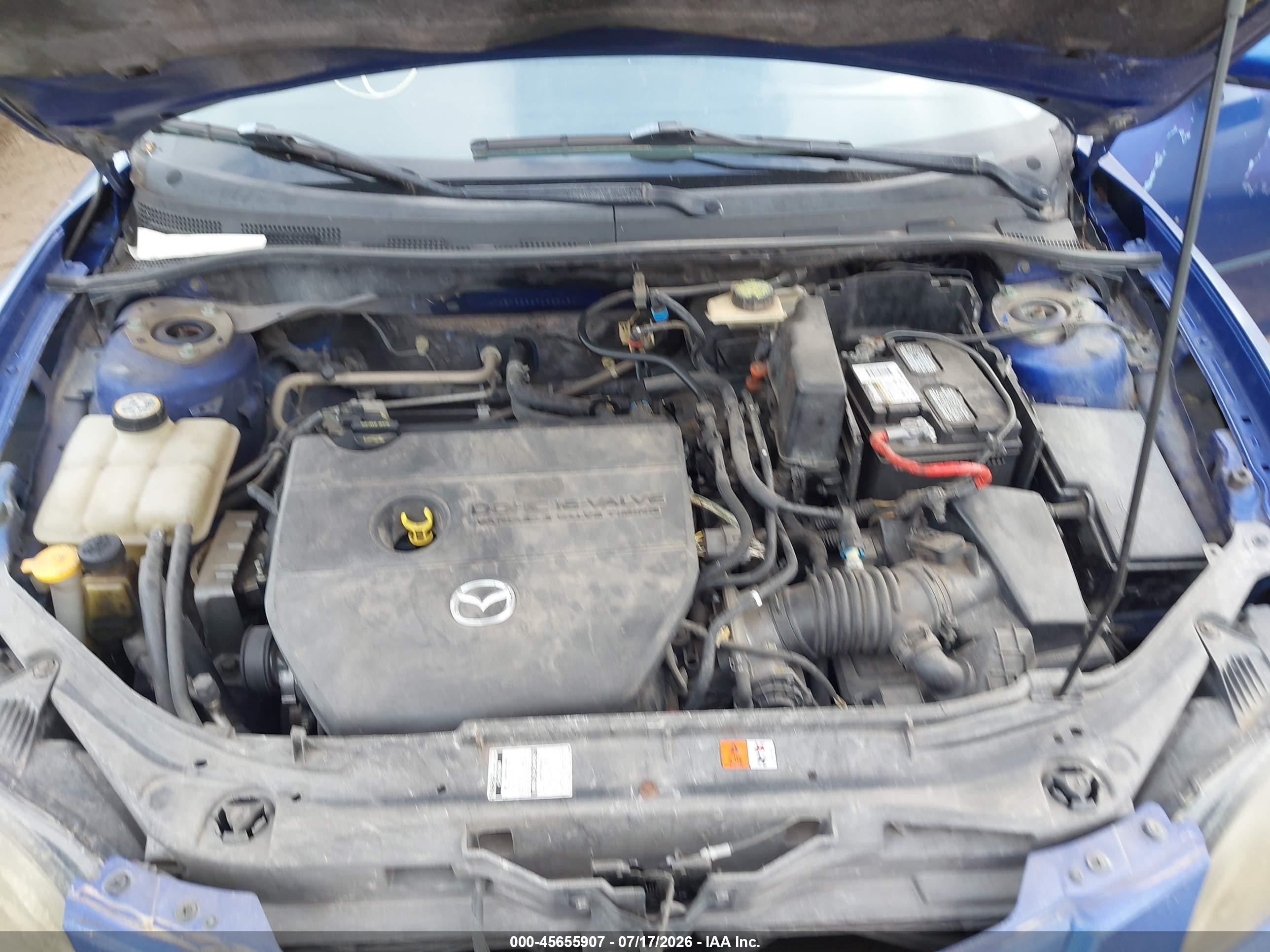 2007 Mazda Mazda3 S Sport Синий vin: JM1BK323971692131