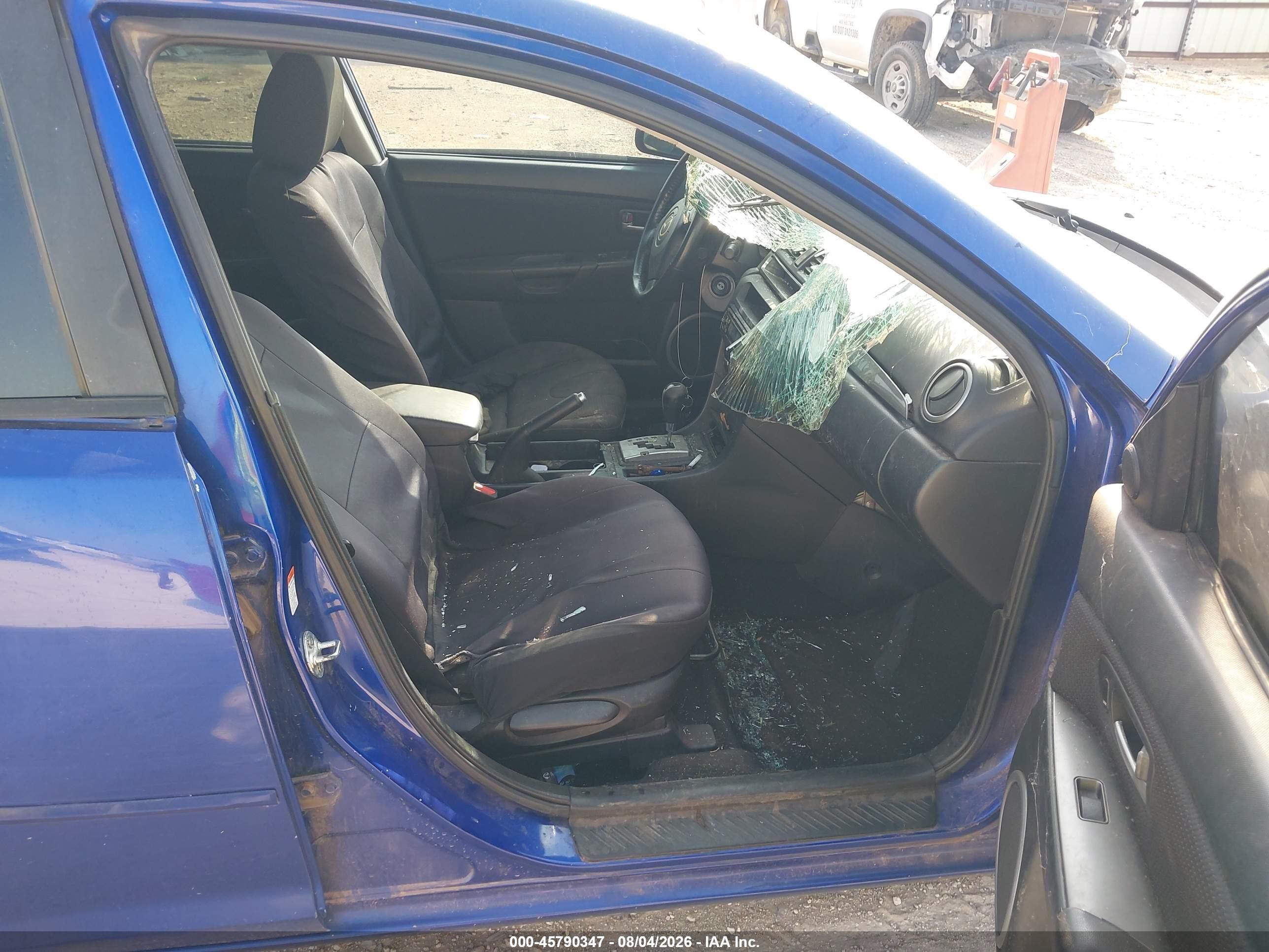 2008 Mazda Mazda3 S Sport Blue vin: JM1BK323981840182