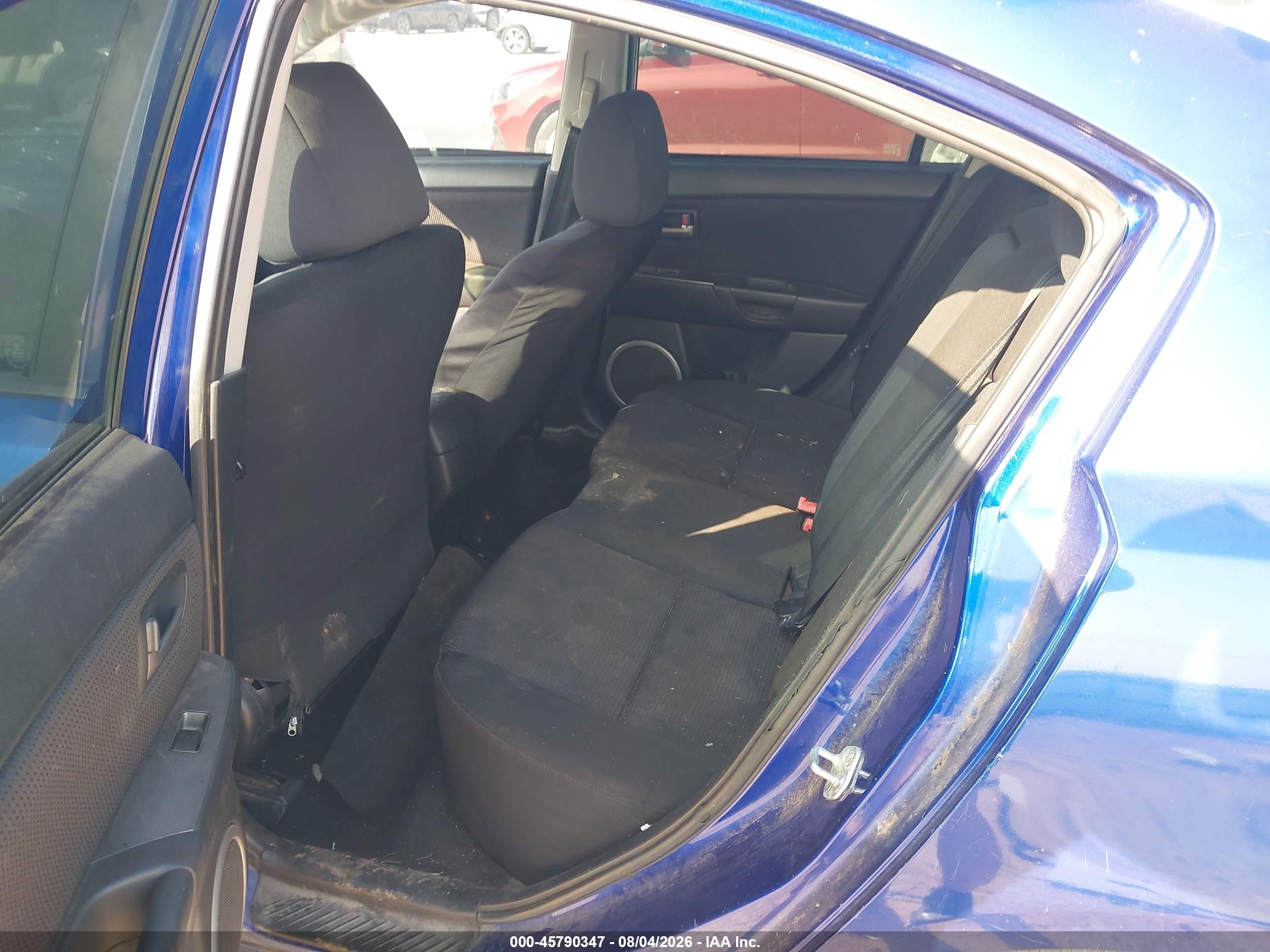 2008 Mazda Mazda3 S Sport Blue vin: JM1BK323981840182