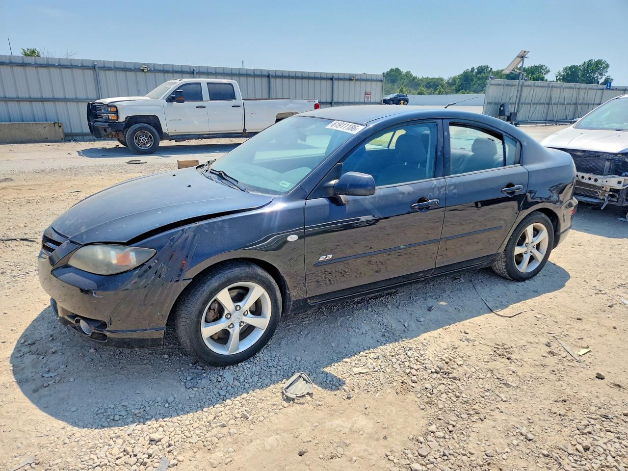 2005 Mazda 3 S Black vin: JM1BK323X51319337