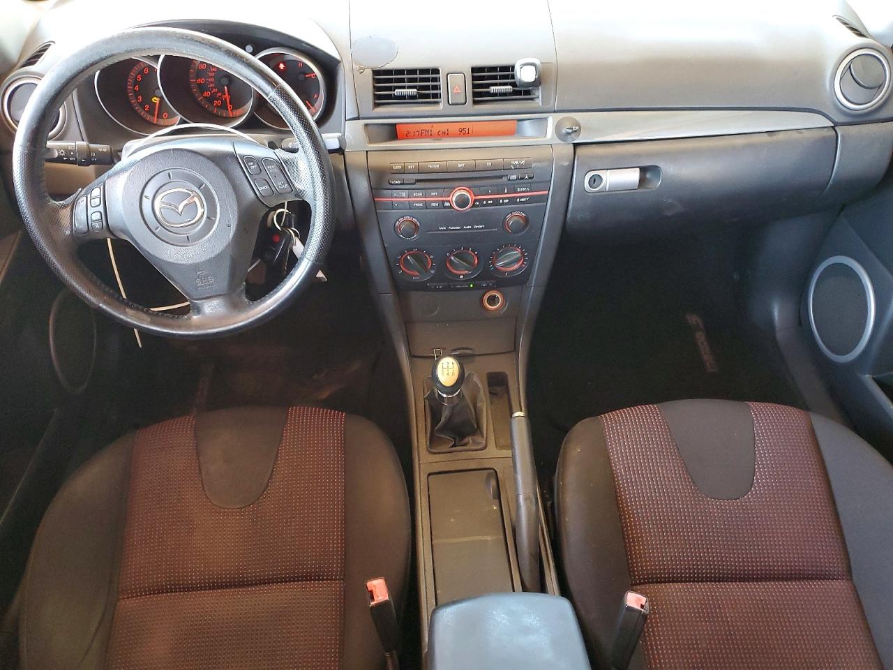 2005 Mazda 3 S Red vin: JM1BK323X51338132