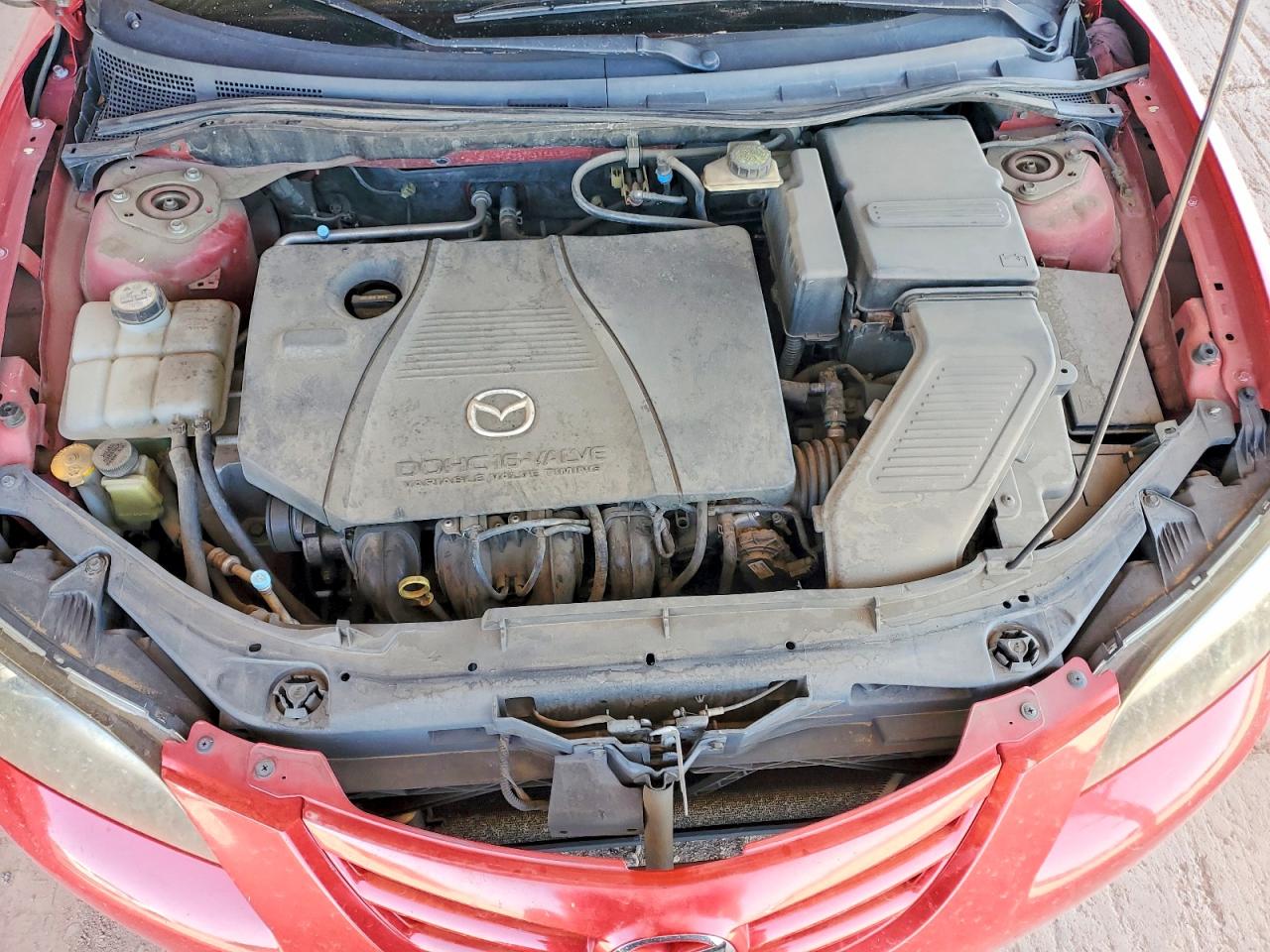 2005 Mazda 3 S Red vin: JM1BK323X51338132