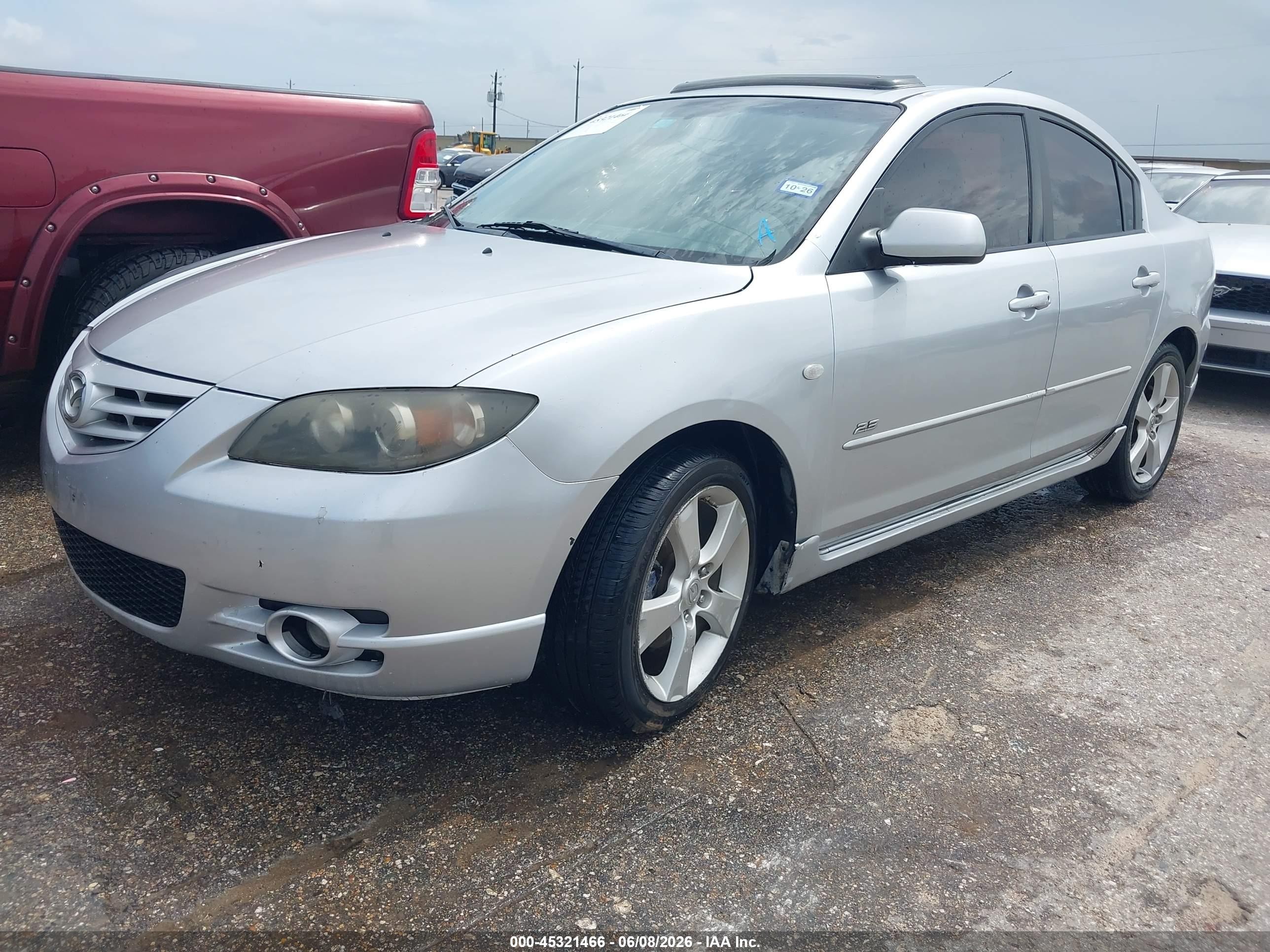 2006 Mazda Mazda3 S Grand Touring Silver vin: JM1BK323X61509303