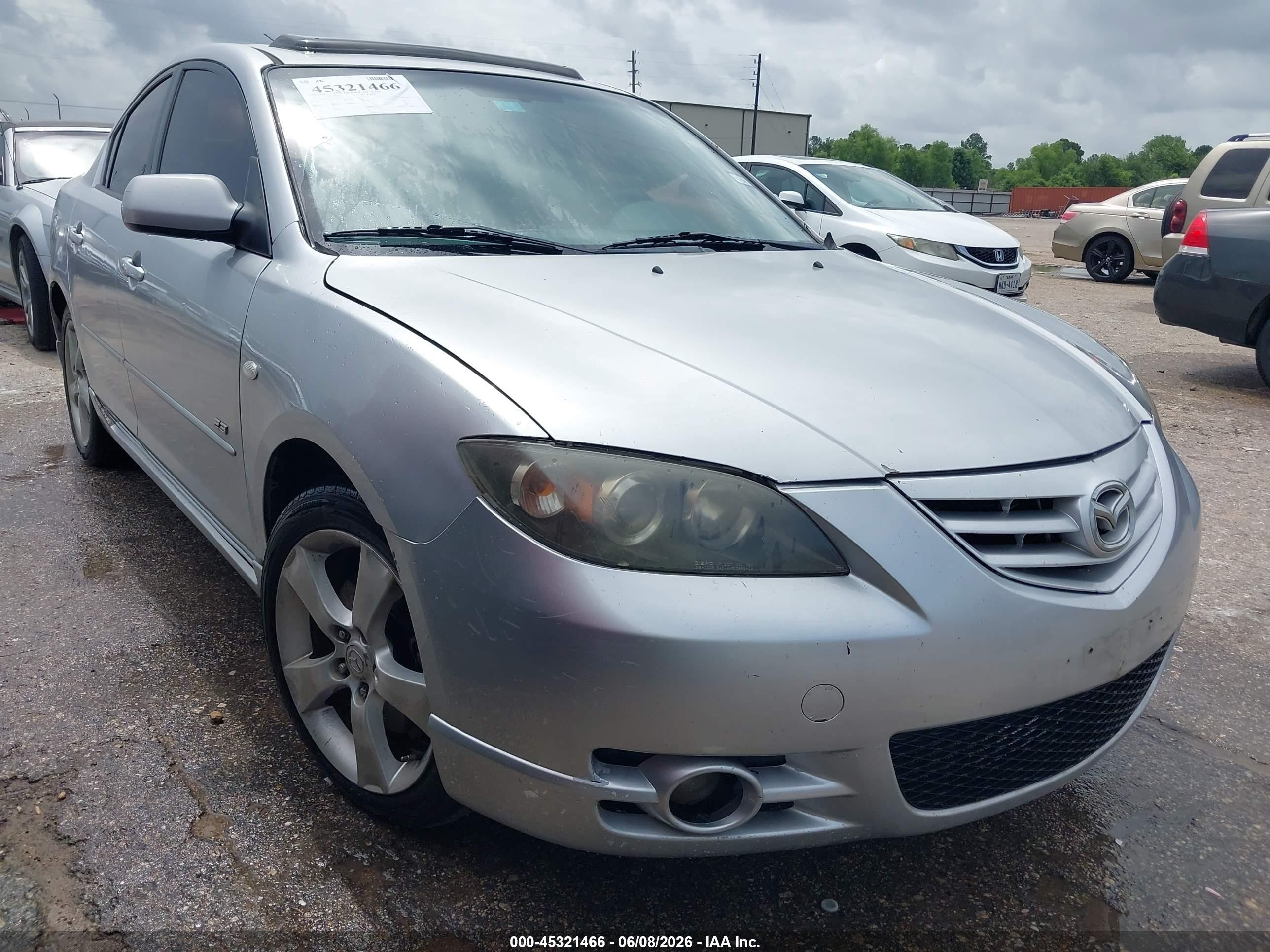 2006 Mazda Mazda3 S Grand Touring Silver vin: JM1BK323X61509303
