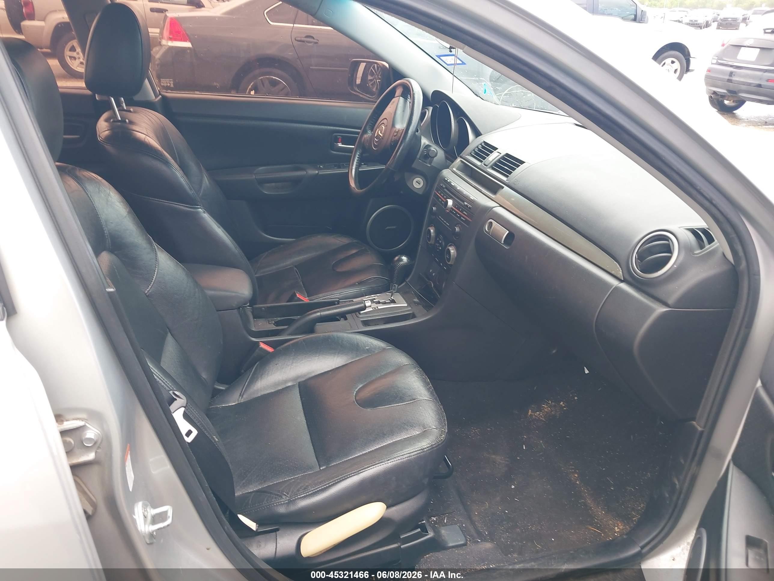 2006 Mazda Mazda3 S Grand Touring Silver vin: JM1BK323X61509303