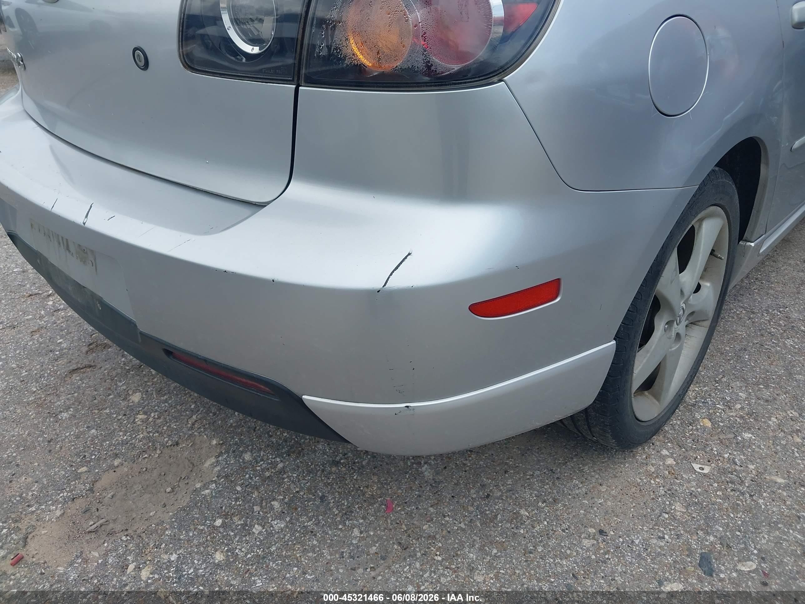 2006 Mazda Mazda3 S Grand Touring Silver vin: JM1BK323X61509303