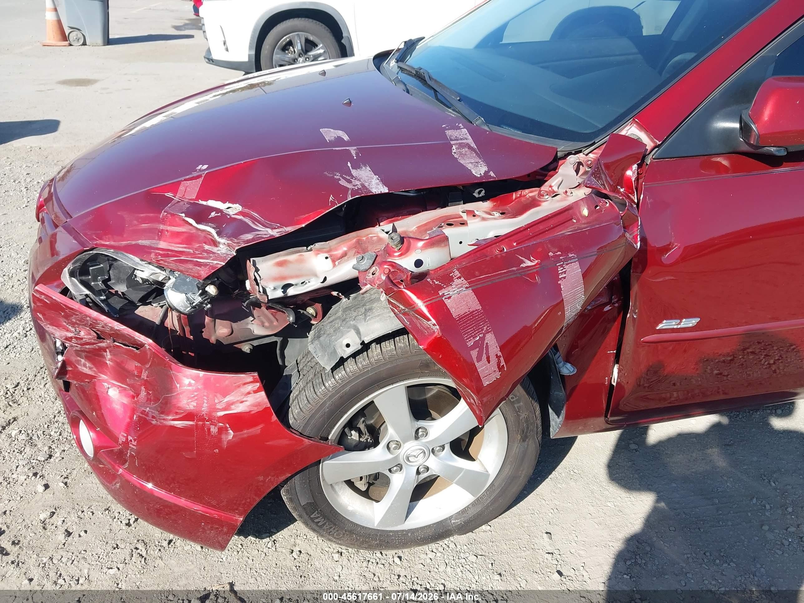 2006 Mazda Mazda3 S Красный vin: JM1BK323X61522262