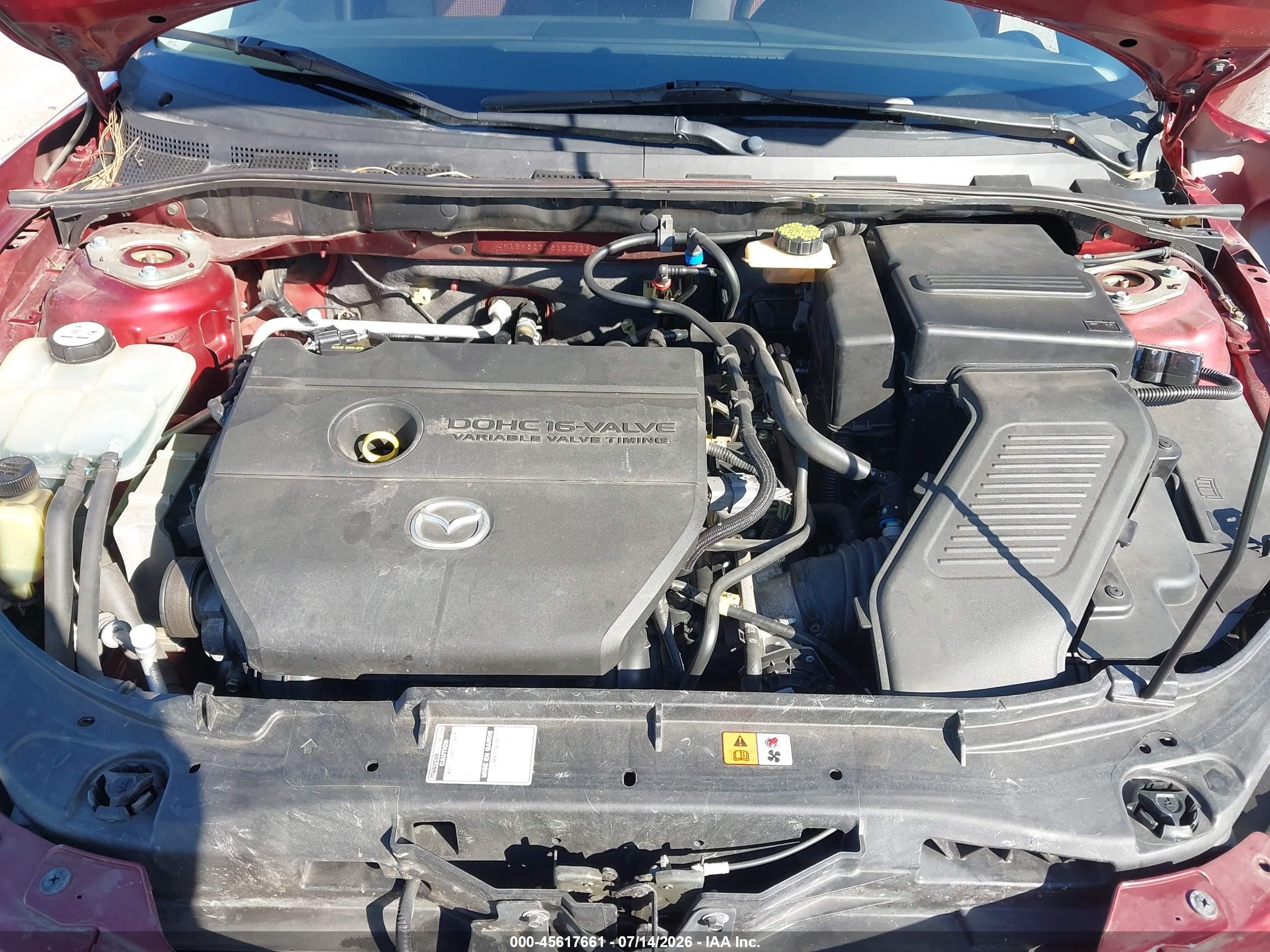 2006 Mazda Mazda3 S Красный vin: JM1BK323X61522262