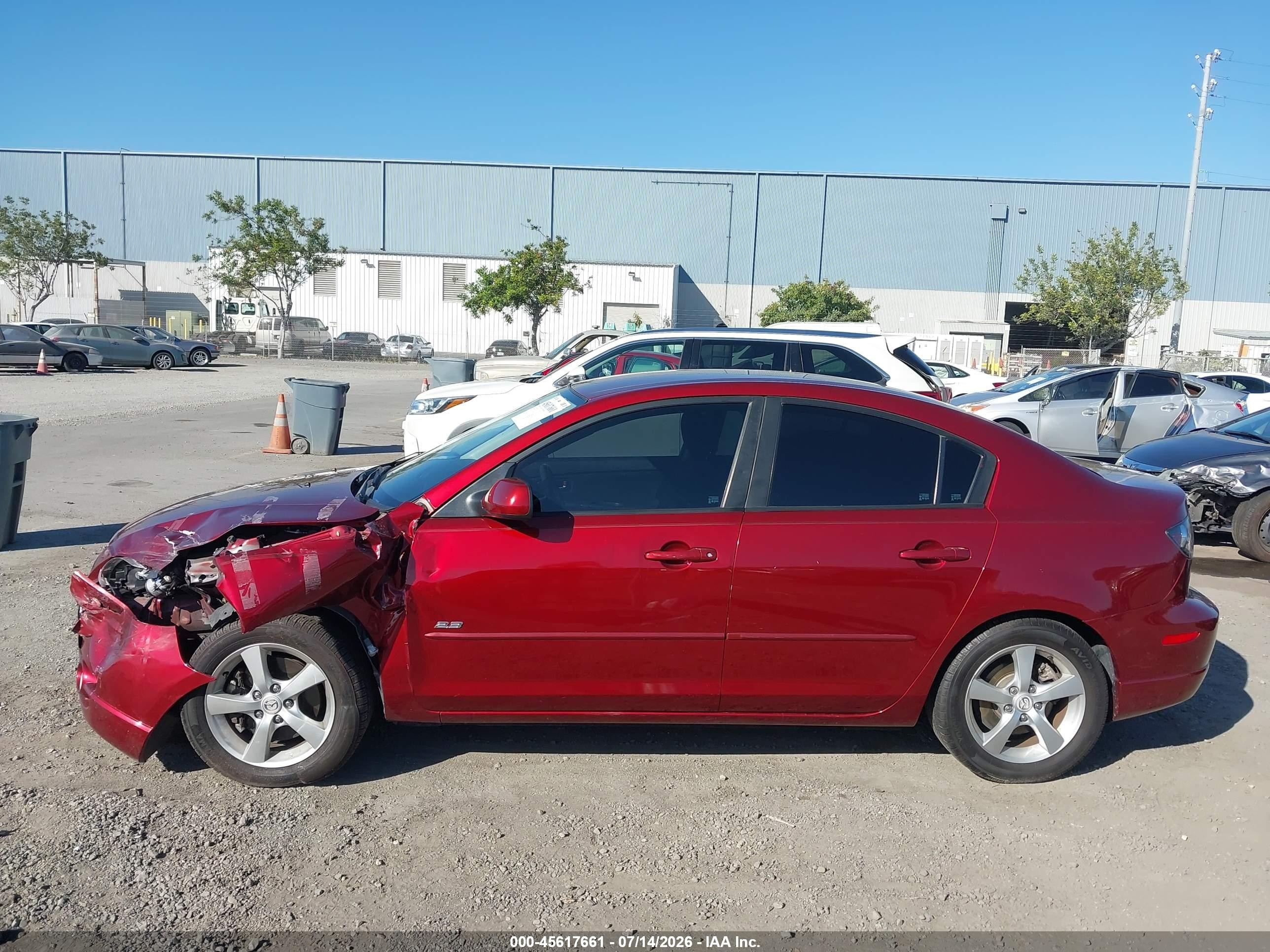 2006 Mazda Mazda3 S Красный vin: JM1BK323X61522262