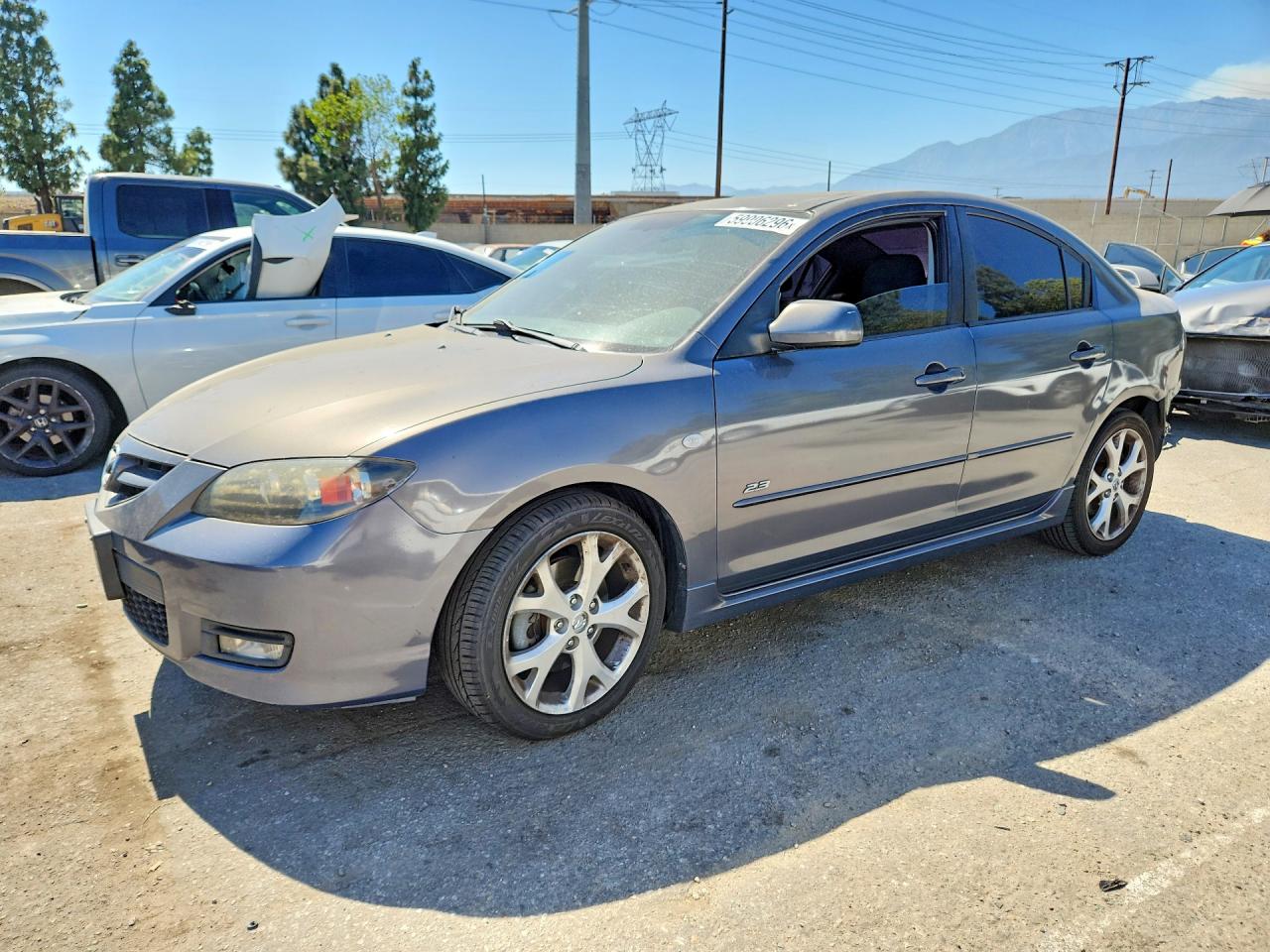 2007 Mazda 3 S Gray vin: JM1BK323X71623965