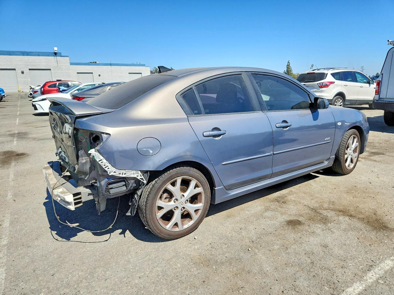 2007 Mazda 3 S Серый vin: JM1BK323X71623965