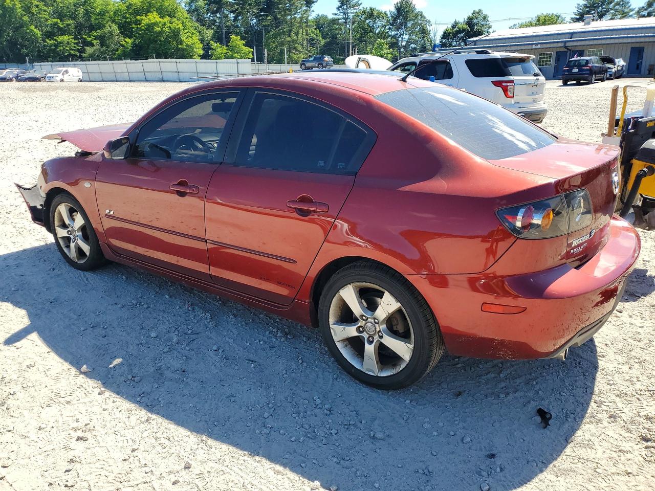 2006 Mazda 3 S Red vin: JM1BK324061527799