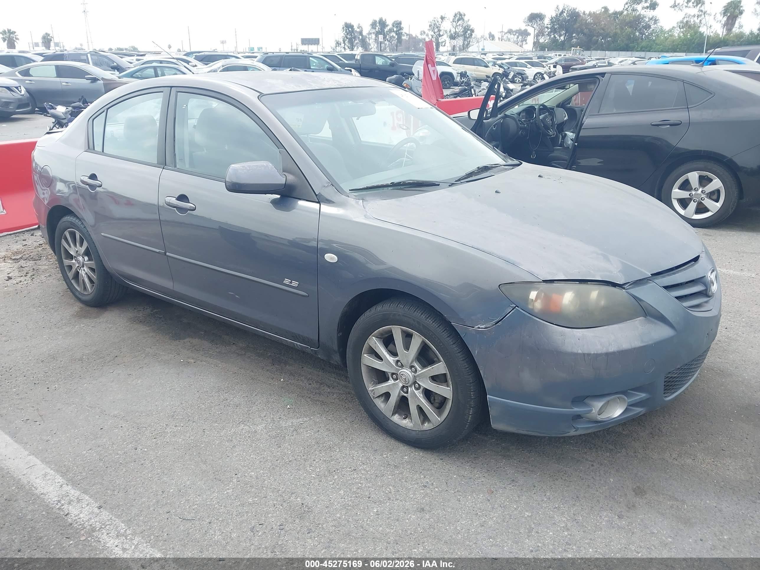 2007 Mazda Mazda3 S Sport Gray vin: JM1BK324171660511