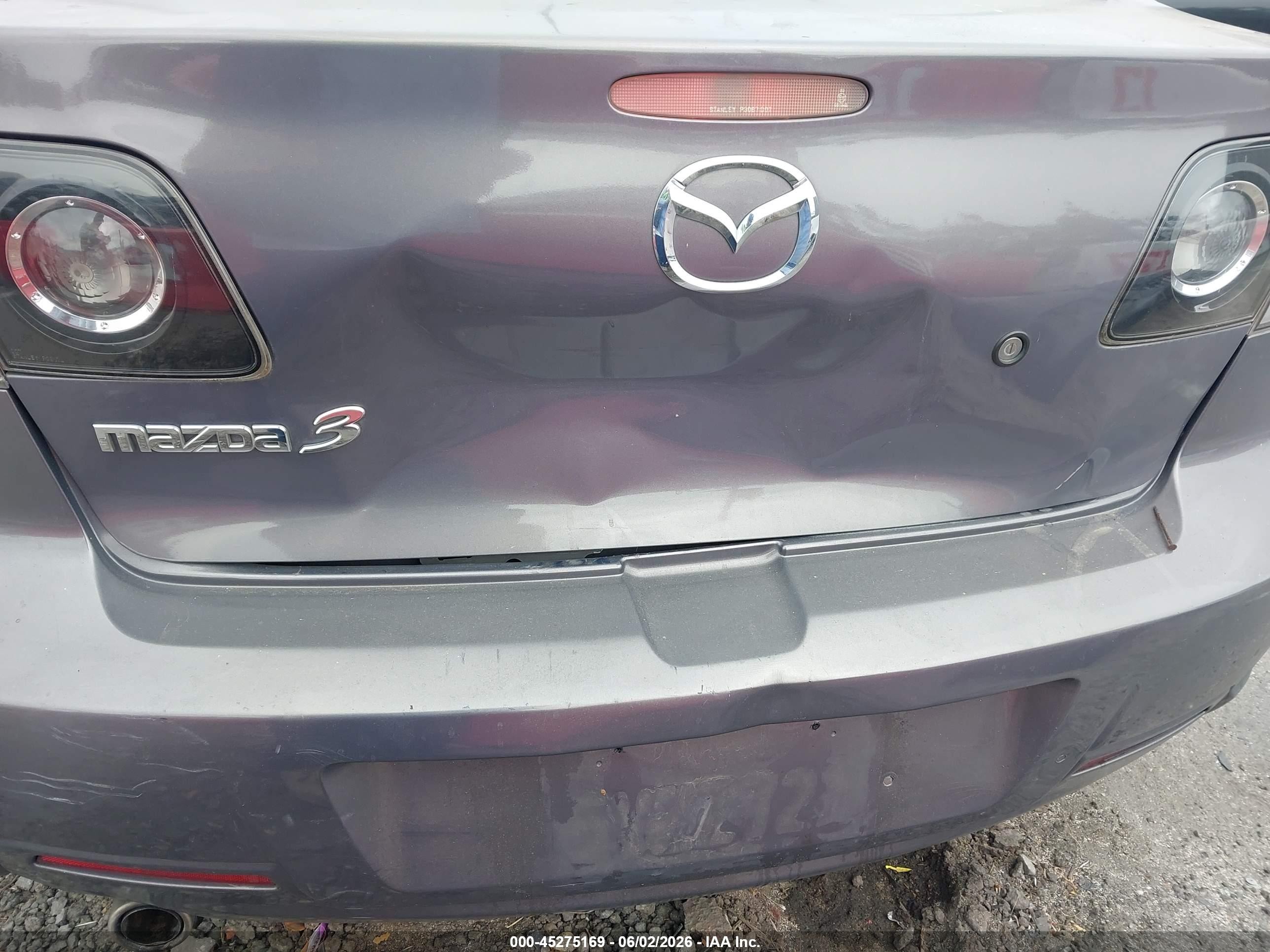 2007 Mazda Mazda3 S Sport Gray vin: JM1BK324171660511