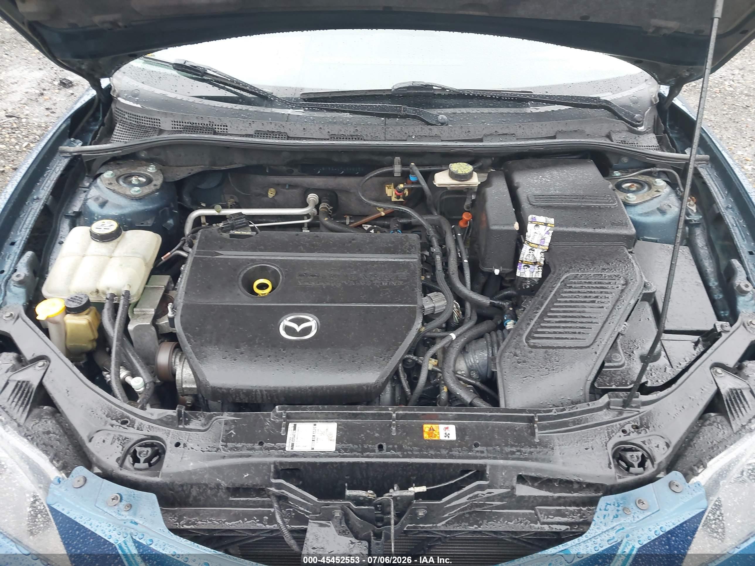 2007 Mazda Mazda3 S Touring Бирюзовый vin: JM1BK324171698059