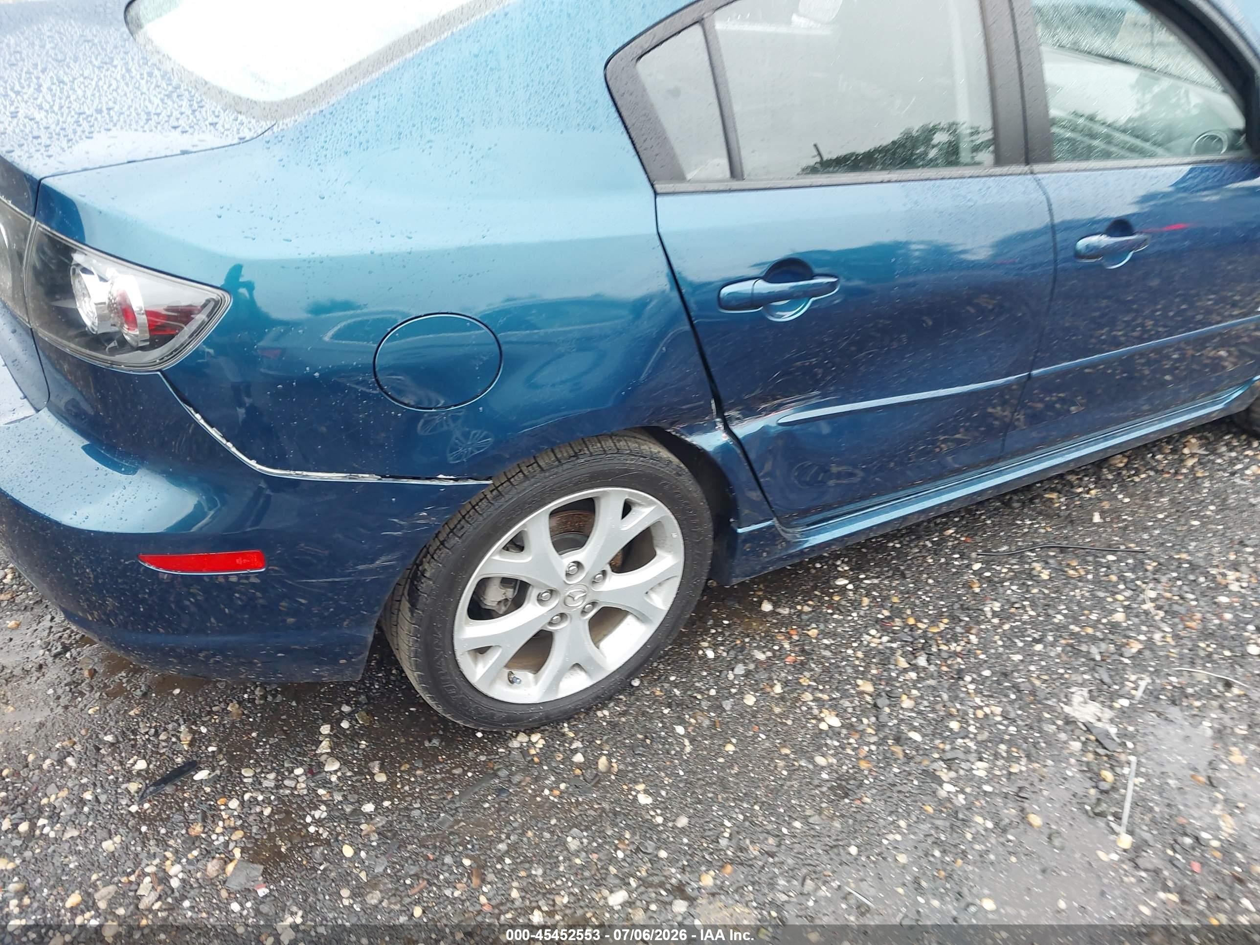 2007 Mazda Mazda3 S Touring Бирюзовый vin: JM1BK324171698059