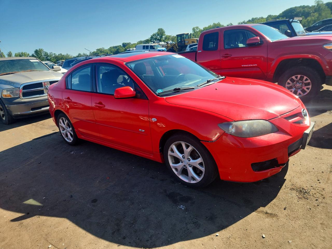 2007 Mazda 3 S Red vin: JM1BK324171717791