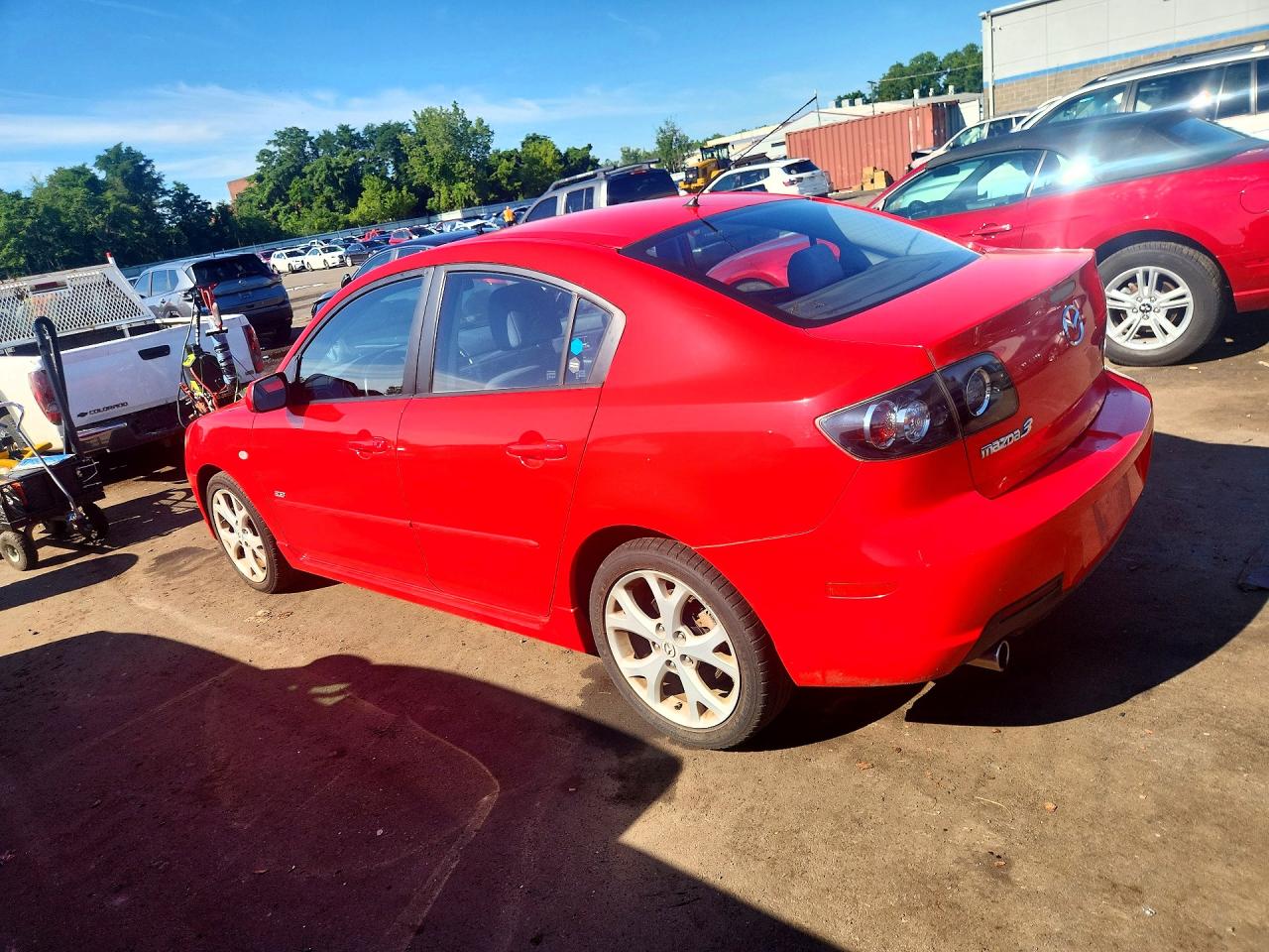 2007 Mazda 3 S Red vin: JM1BK324171717791