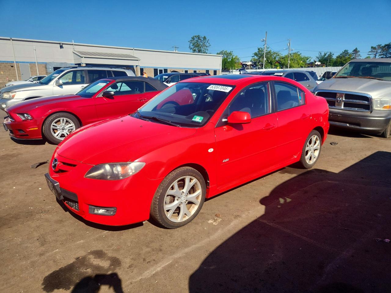 2007 Mazda 3 S Red vin: JM1BK324171717791