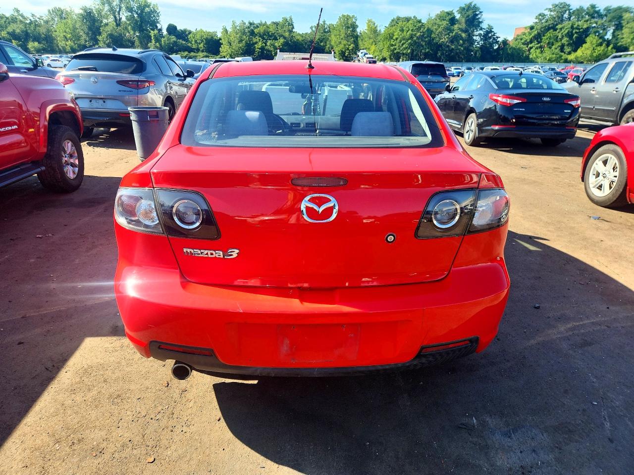 2007 Mazda 3 S Red vin: JM1BK324171717791