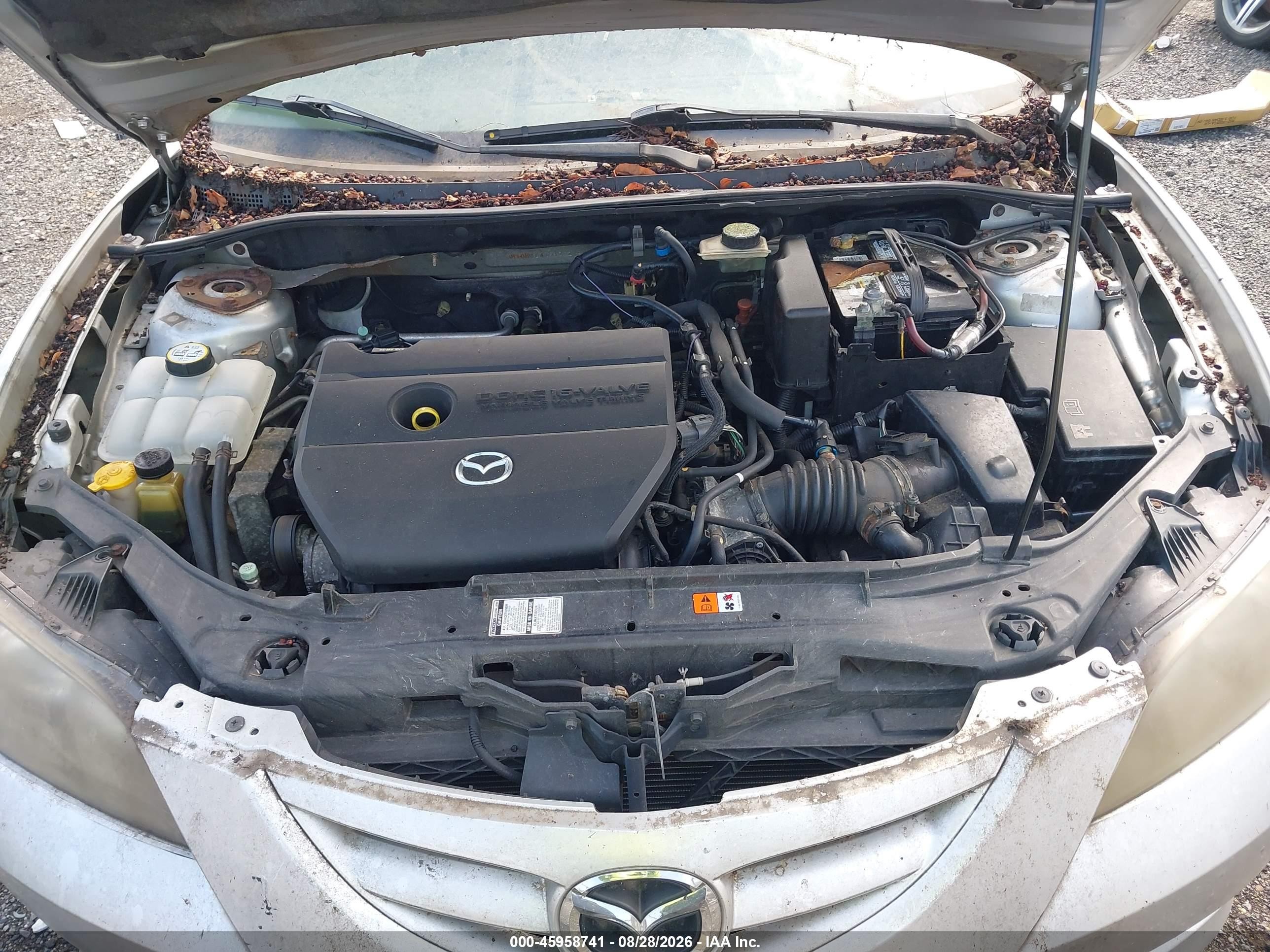 2008 Mazda Mazda3 S Grand Touring Серебряный vin: JM1BK324181121128
