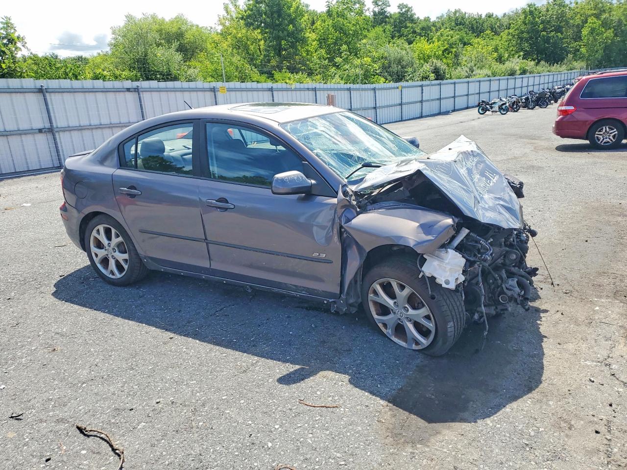 2008 Mazda 3 S Серый vin: JM1BK324281784367