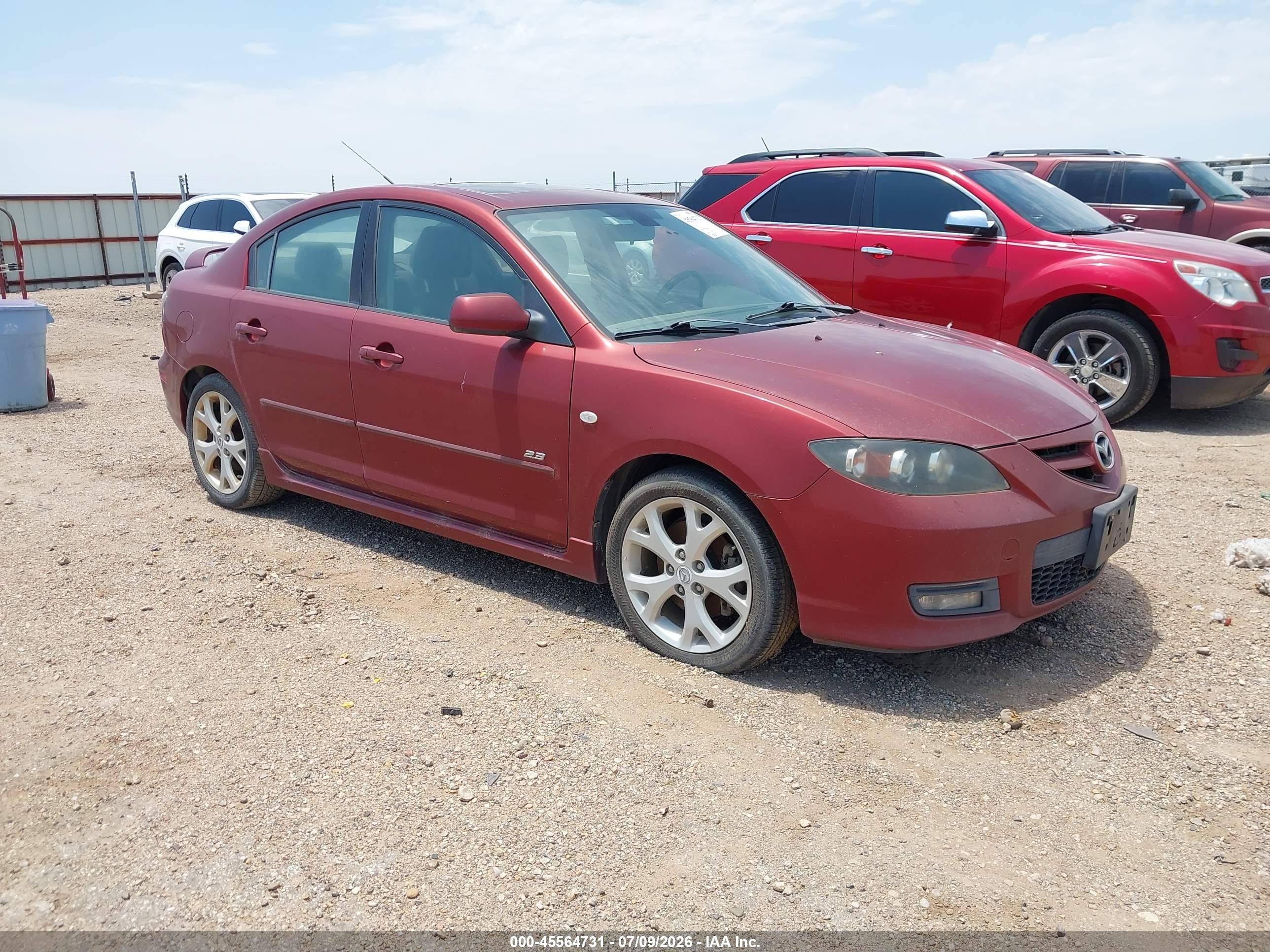 2009 Mazda Mazda3 S Grand Touring Red vin: JM1BK324391205582