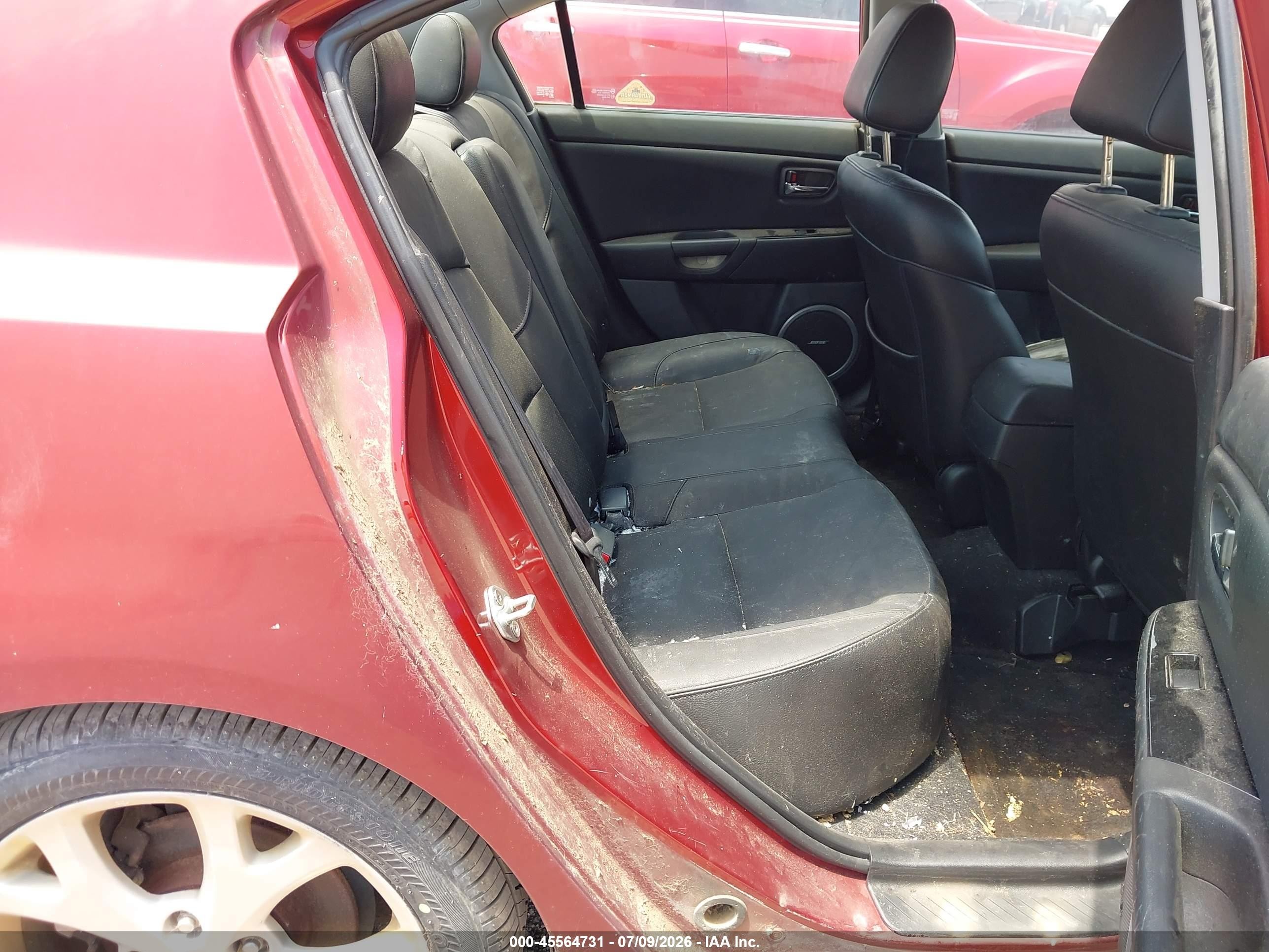 2009 Mazda Mazda3 S Grand Touring Red vin: JM1BK324391205582