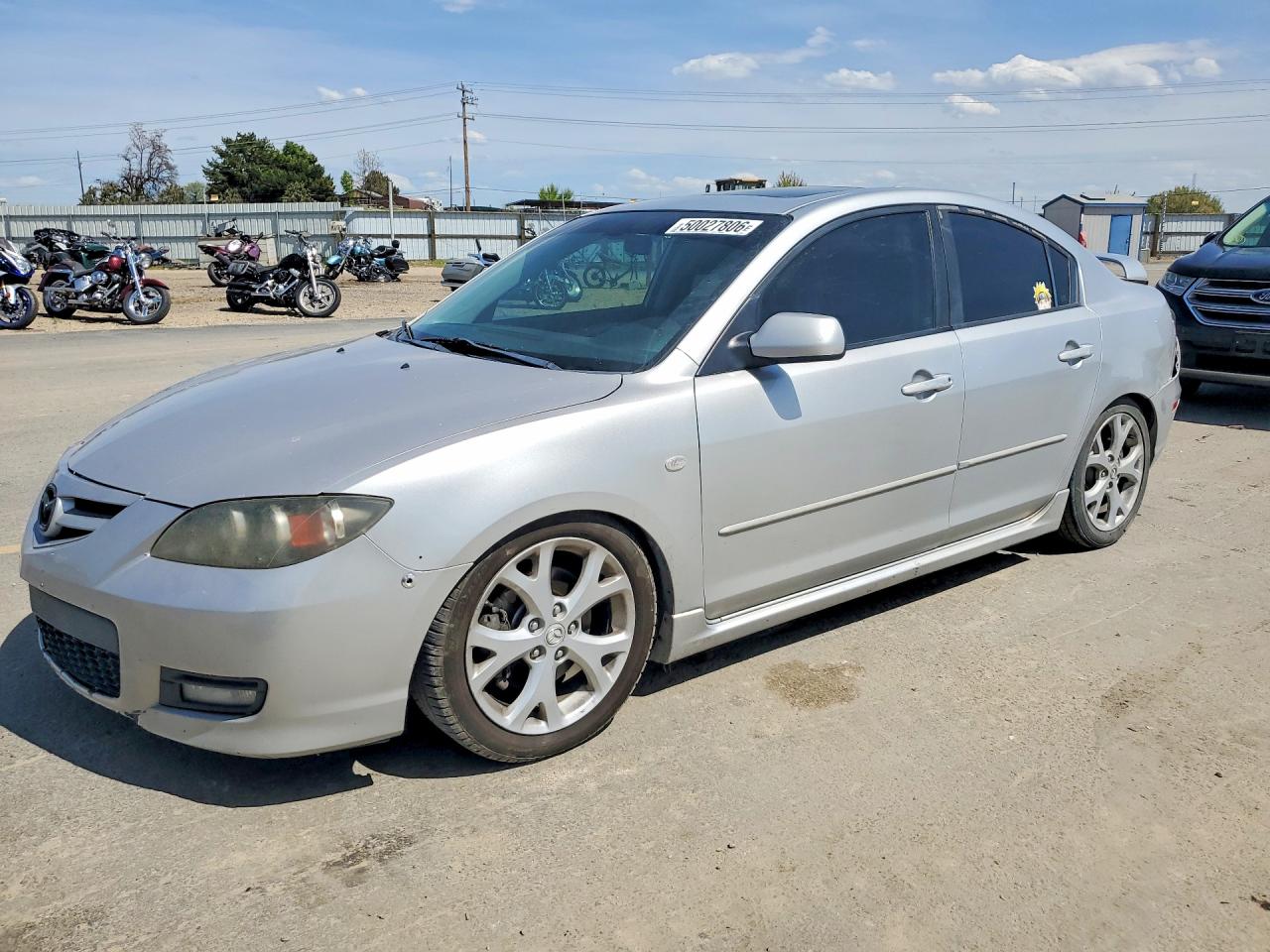 2007 Mazda 3 S Silver vin: JM1BK324471663399