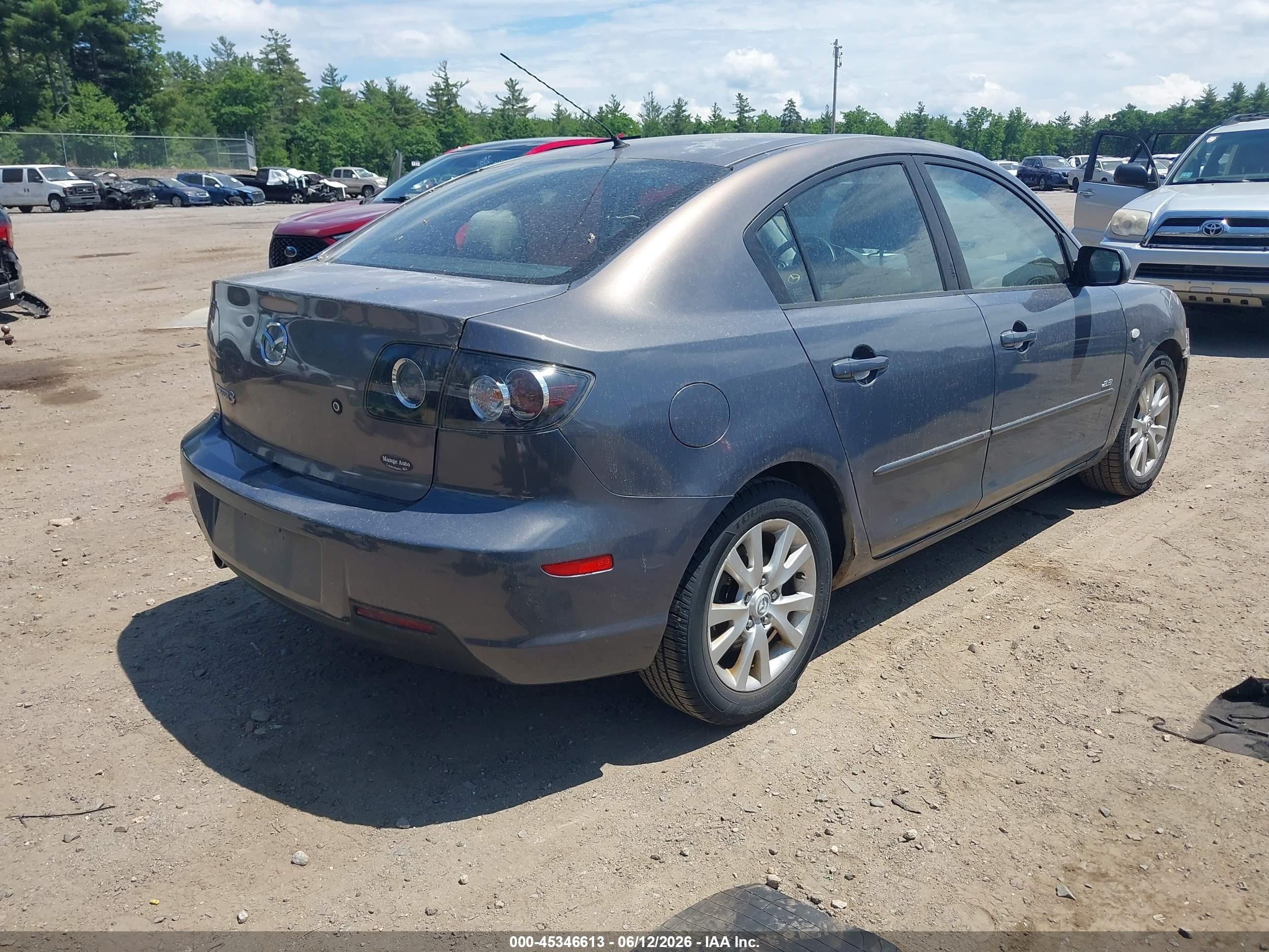 2007 Mazda Mazda3 S Sport Gray vin: JM1BK324771653613