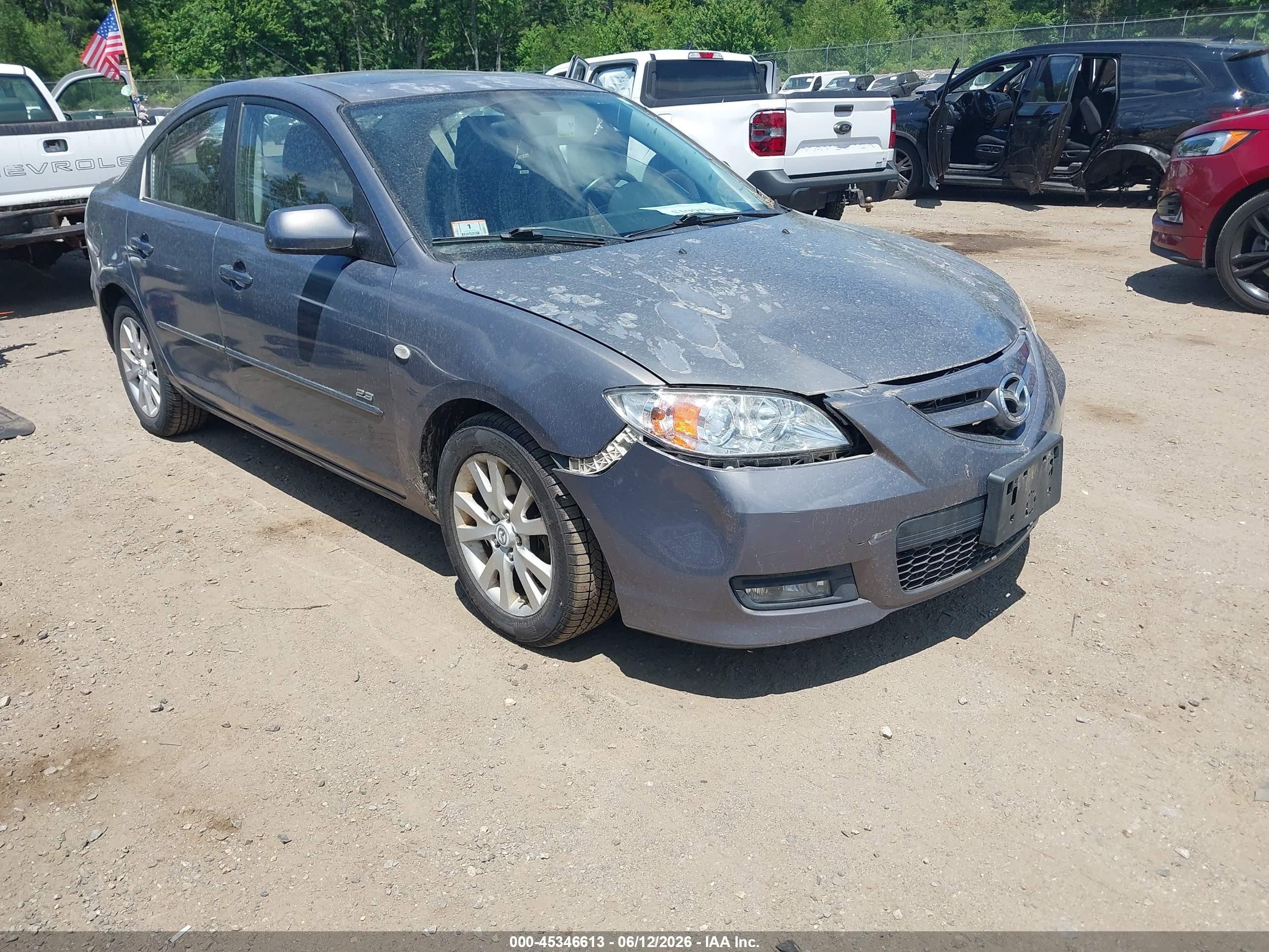 2007 Mazda Mazda3 S Sport Gray vin: JM1BK324771653613