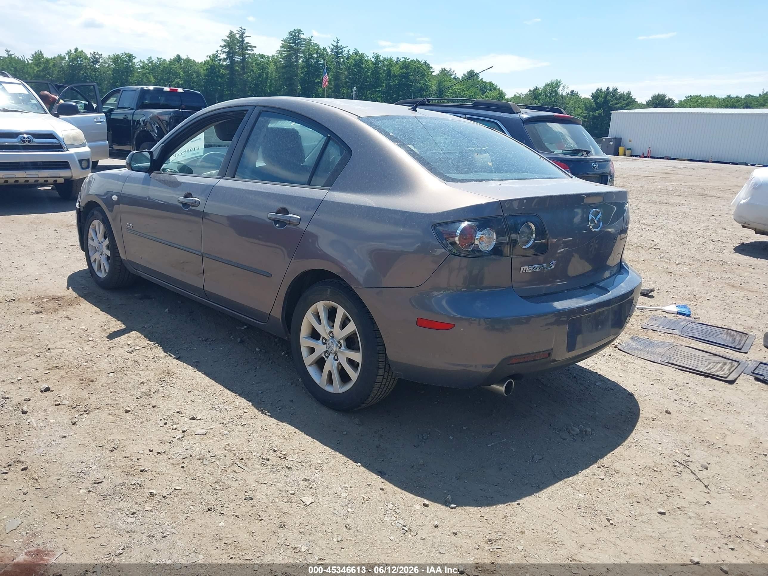2007 Mazda Mazda3 S Sport Gray vin: JM1BK324771653613