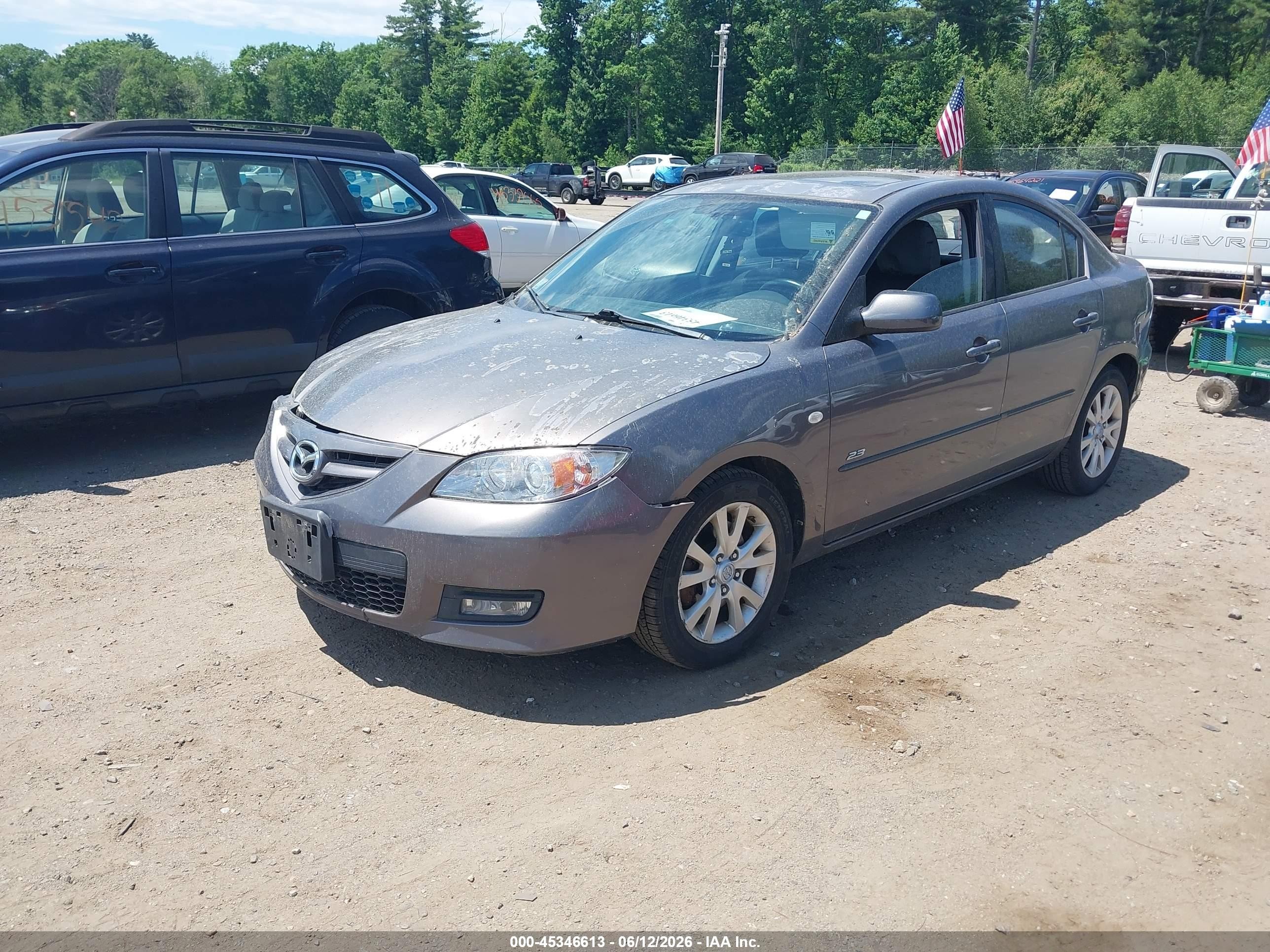 2007 Mazda Mazda3 S Sport Gray vin: JM1BK324771653613