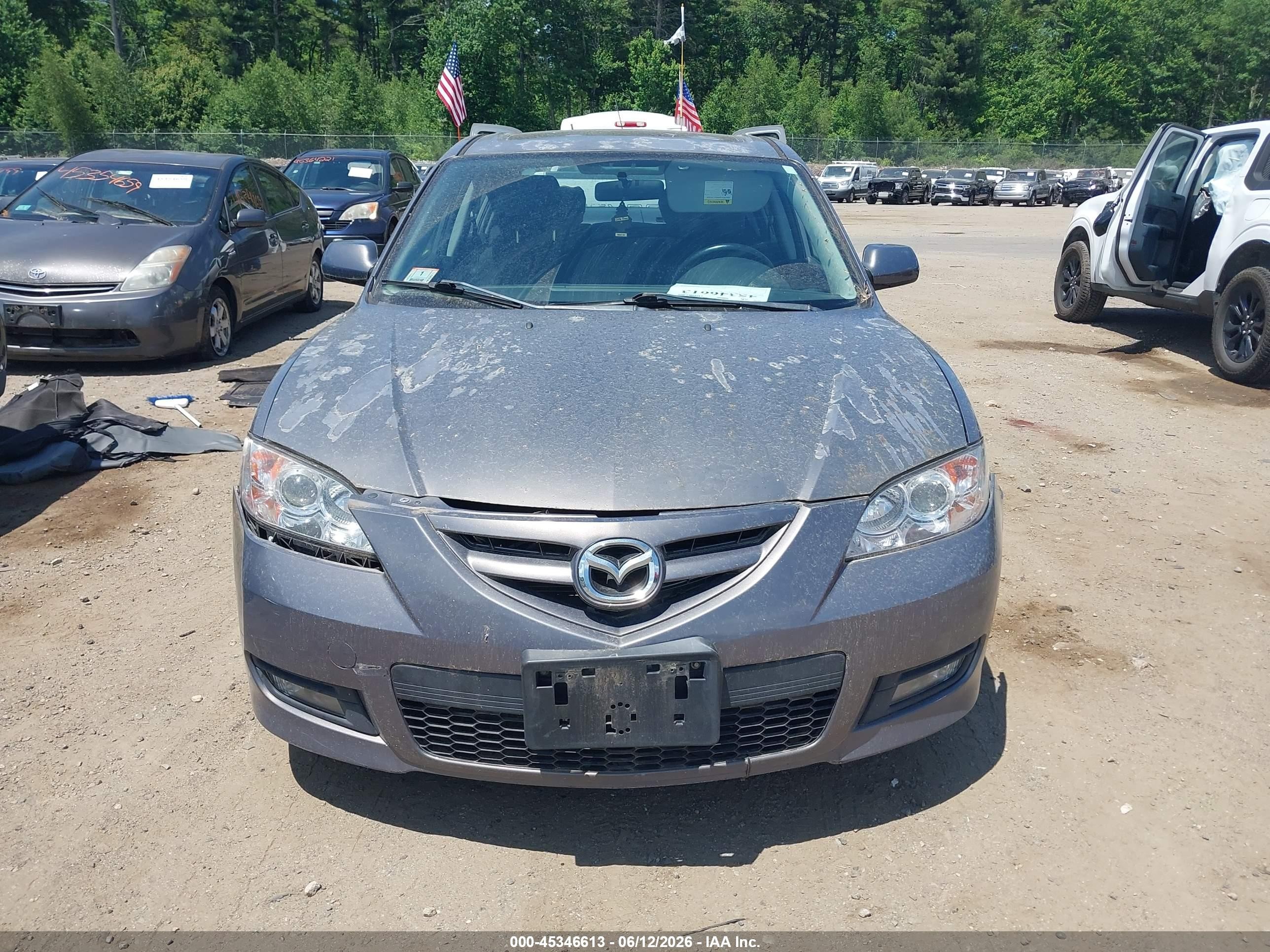 2007 Mazda Mazda3 S Sport Gray vin: JM1BK324771653613
