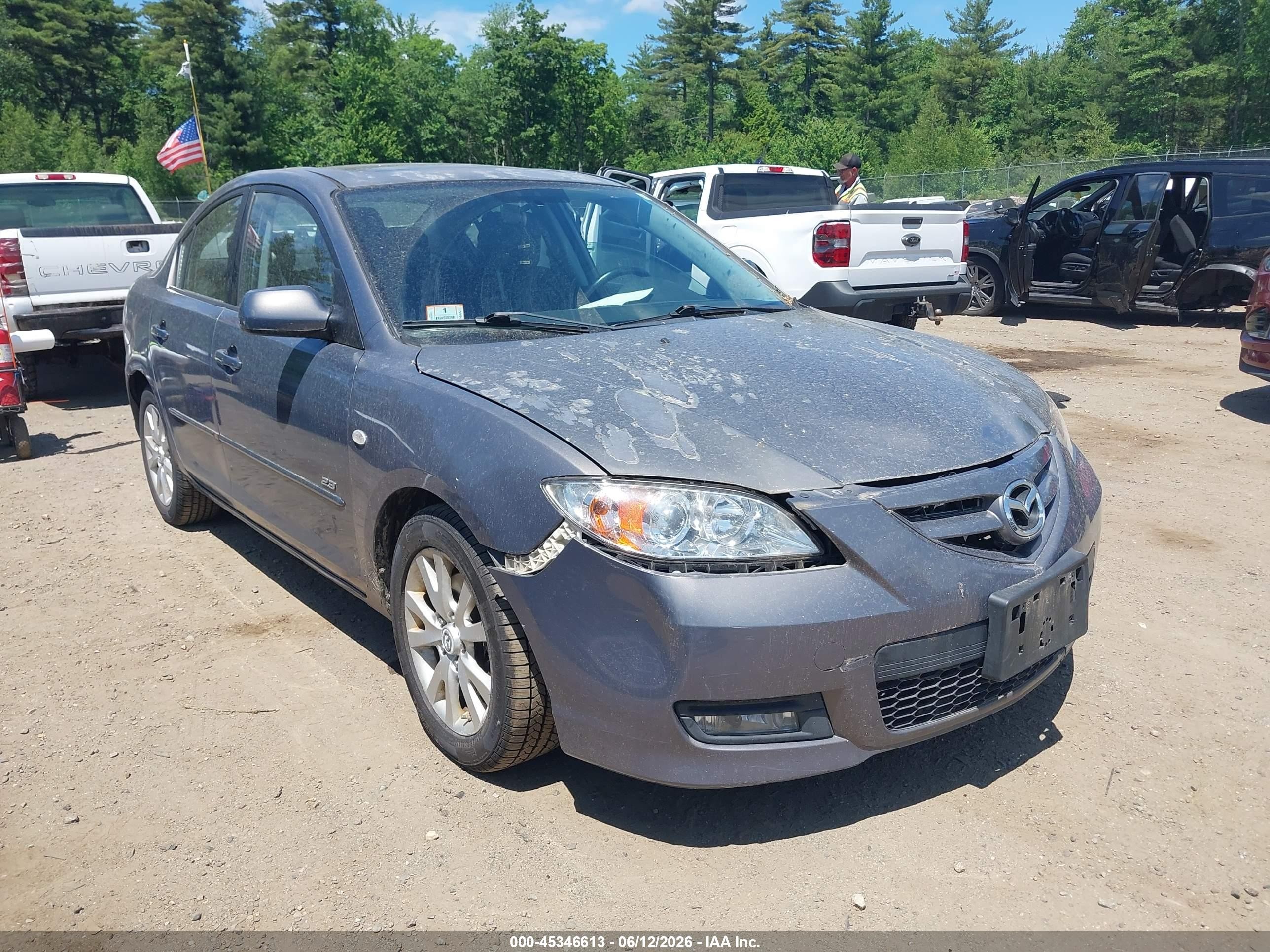 2007 Mazda Mazda3 S Sport Gray vin: JM1BK324771653613