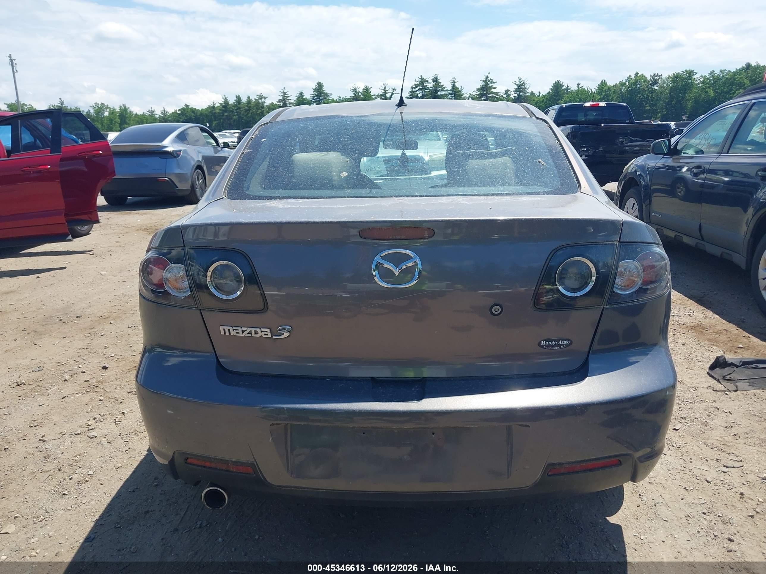 2007 Mazda Mazda3 S Sport Gray vin: JM1BK324771653613