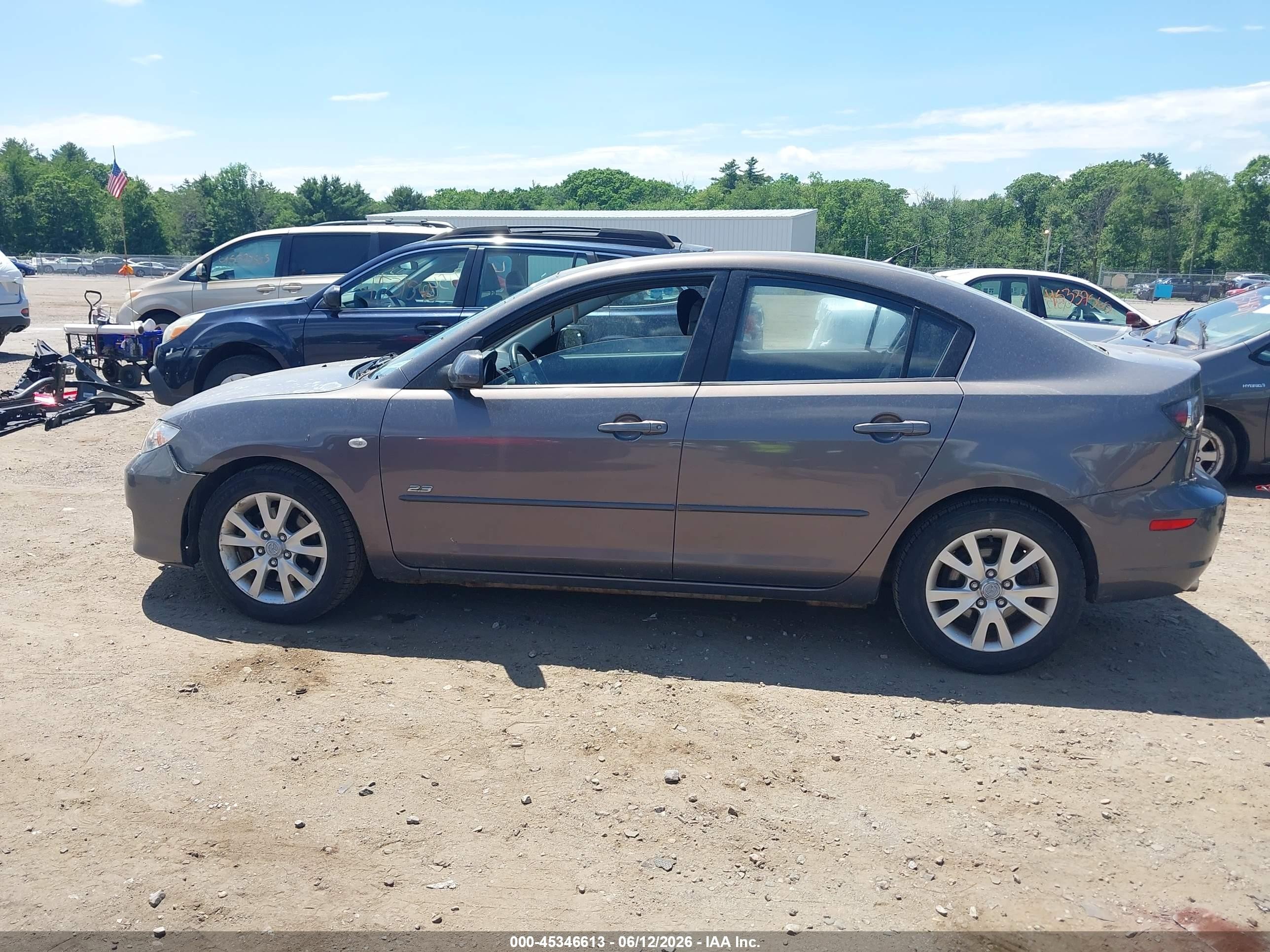 2007 Mazda Mazda3 S Sport Gray vin: JM1BK324771653613