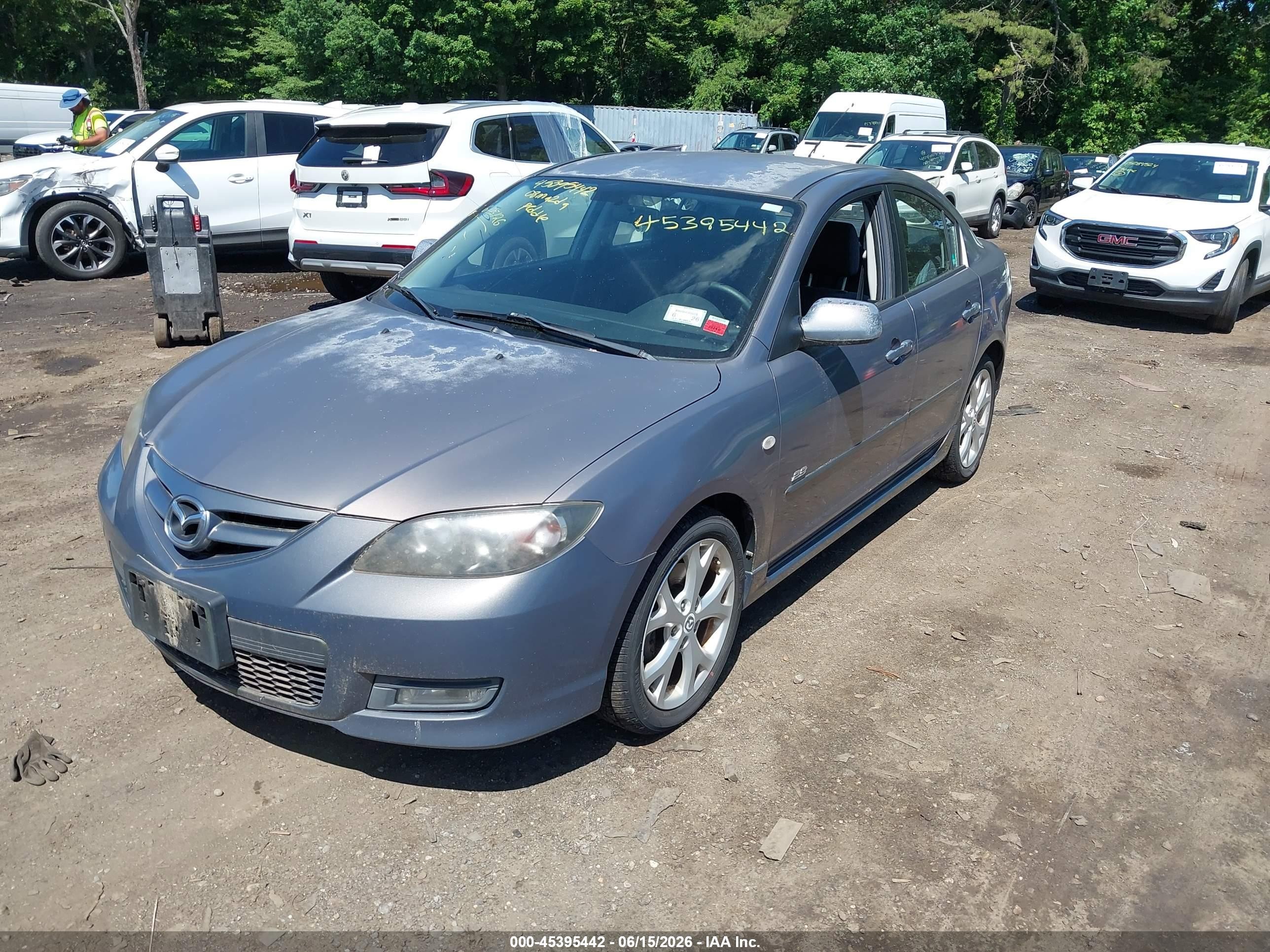 2008 Mazda 3 S Silver vin: JM1BK324781118752