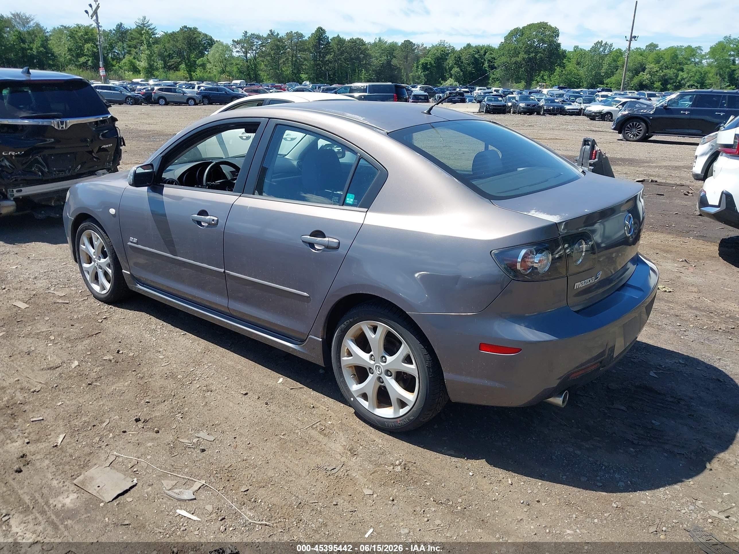 2008 Mazda 3 S Silver vin: JM1BK324781118752