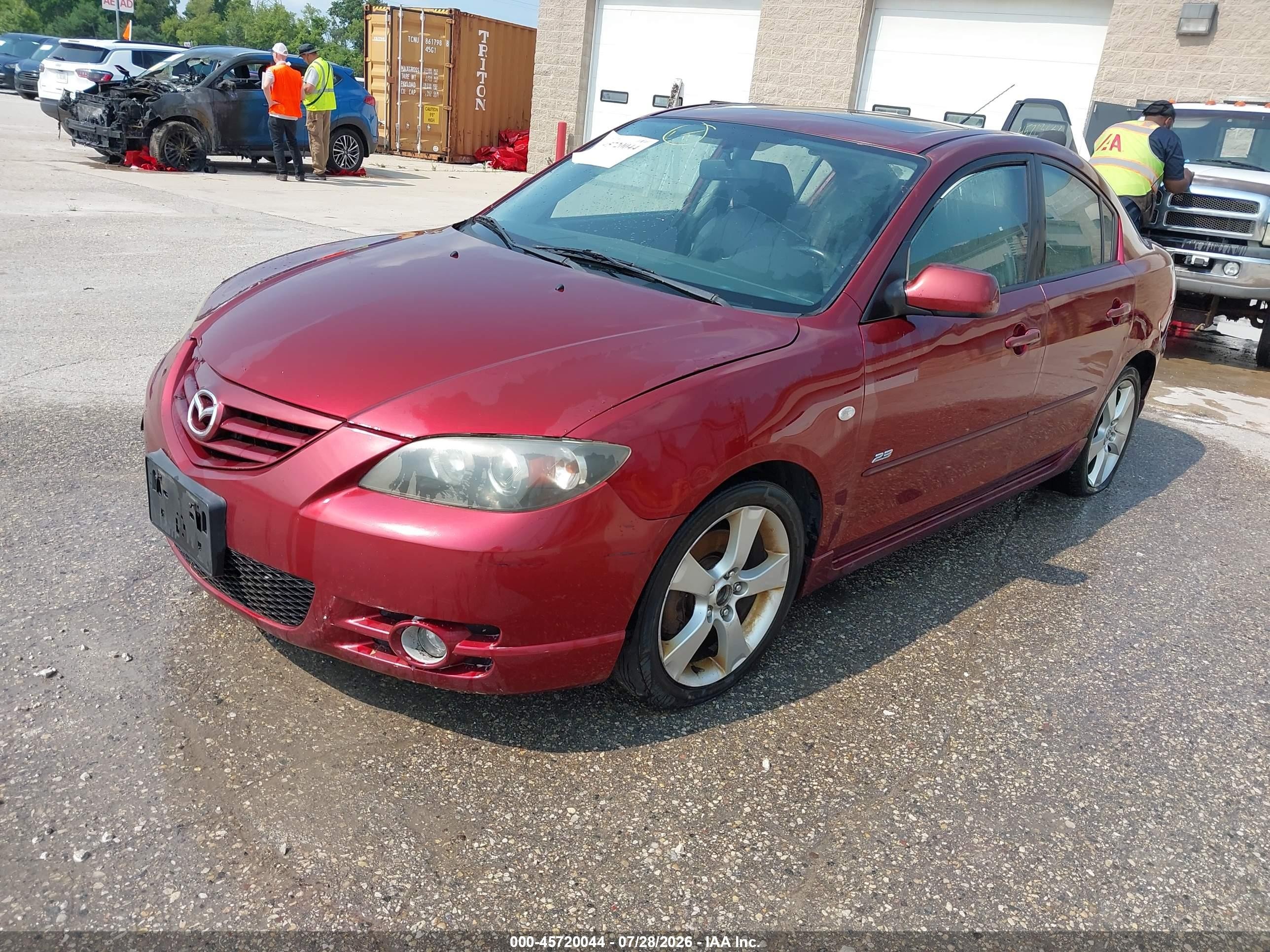 2006 Mazda Mazda3 S Touring Красный vin: JM1BK324861433119