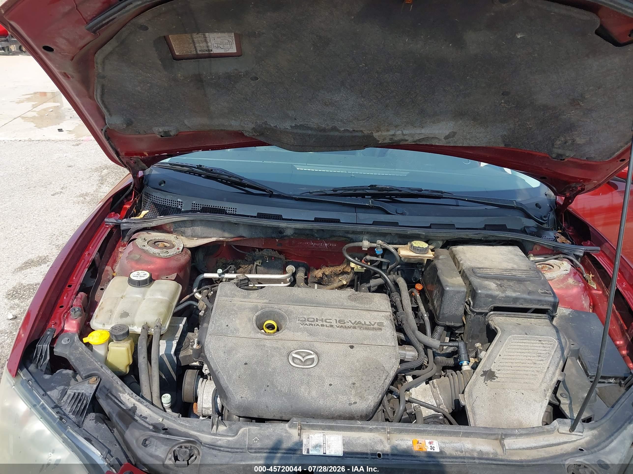 2006 Mazda Mazda3 S Touring Красный vin: JM1BK324861433119