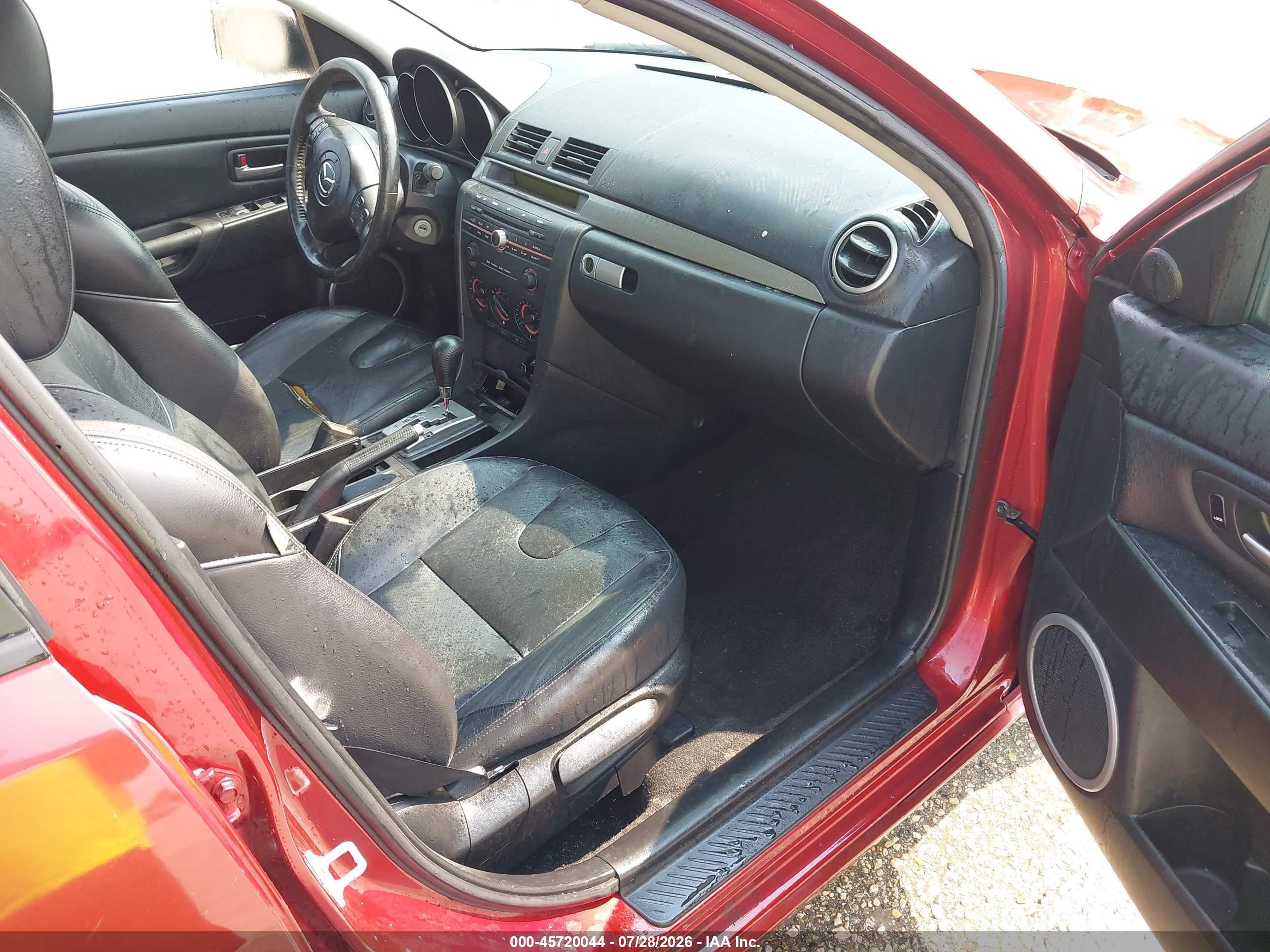 2006 Mazda Mazda3 S Touring Красный vin: JM1BK324861433119