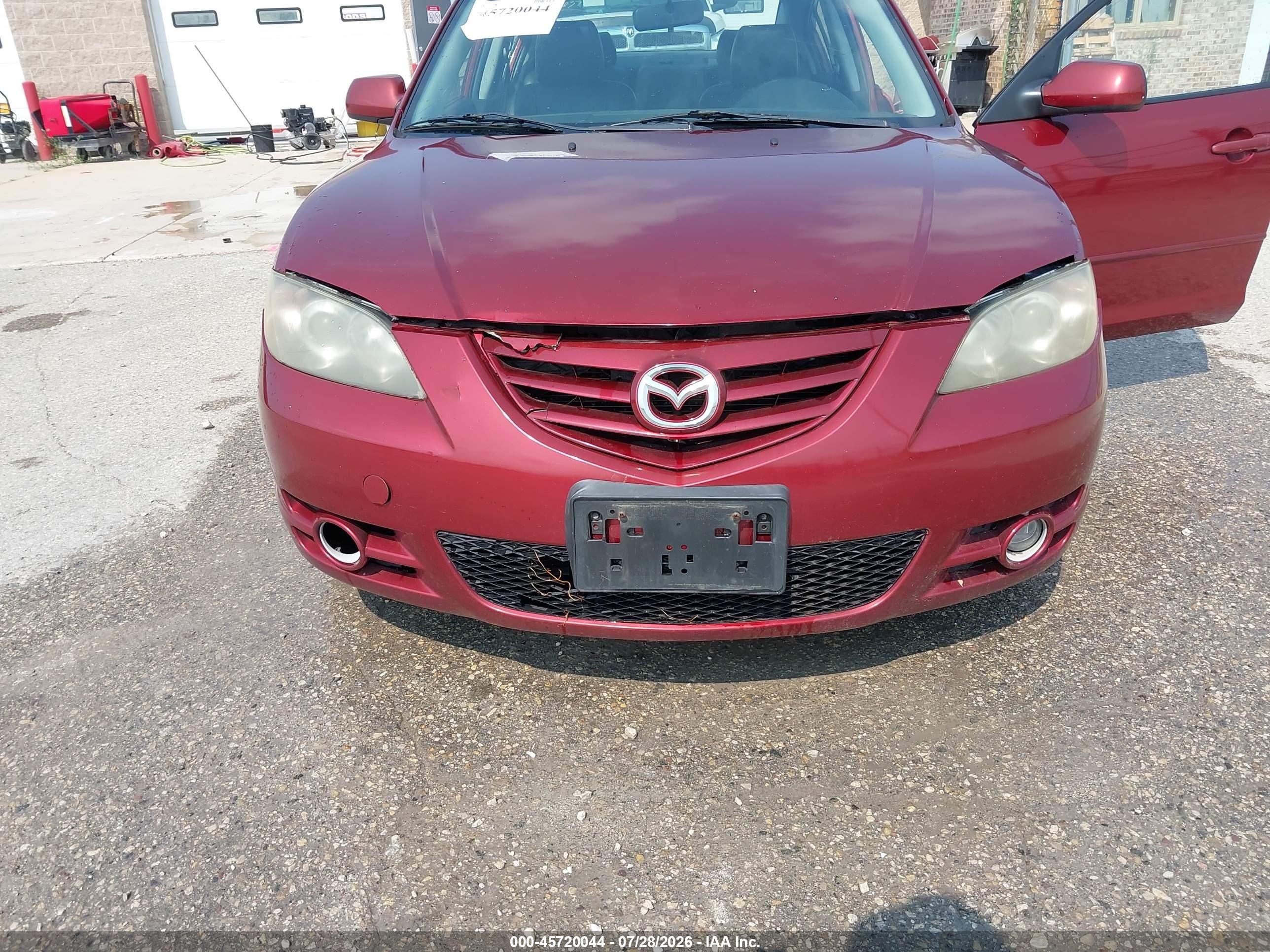 2006 Mazda Mazda3 S Touring Красный vin: JM1BK324861433119
