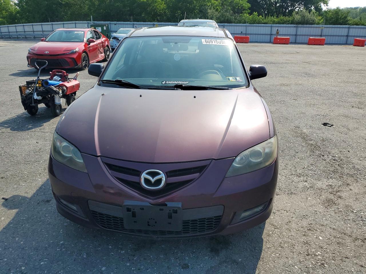 2007 Mazda 3 S Purple vin: JM1BK324871723474